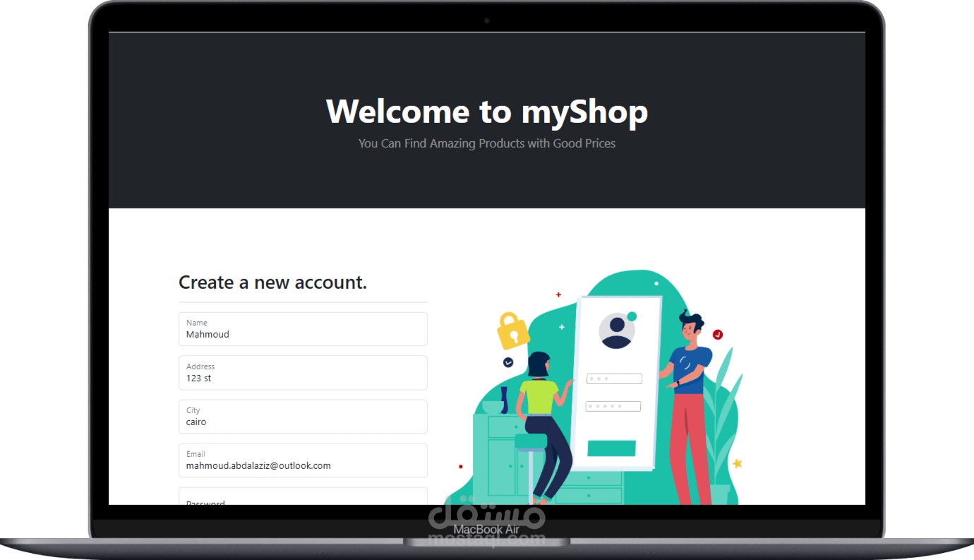 متجر إلكتروني – تطبيق ويب باستخدام ASP.NET Core MVC
