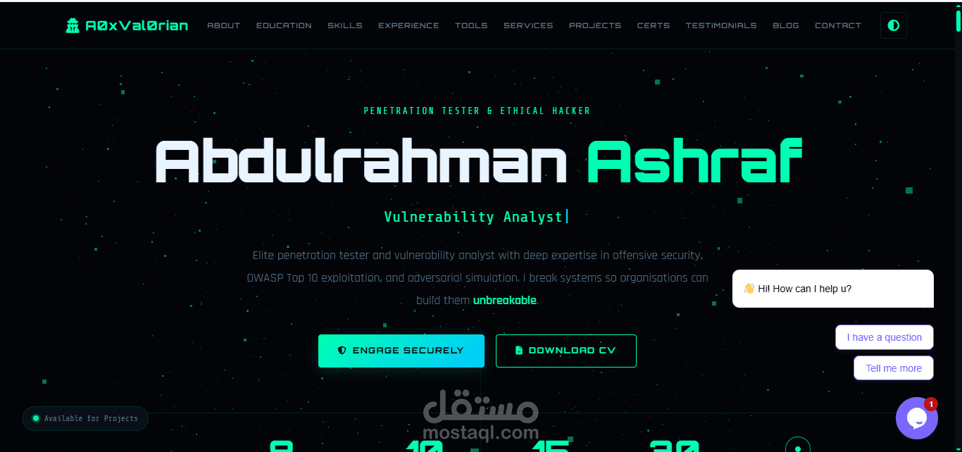 My portfolio website