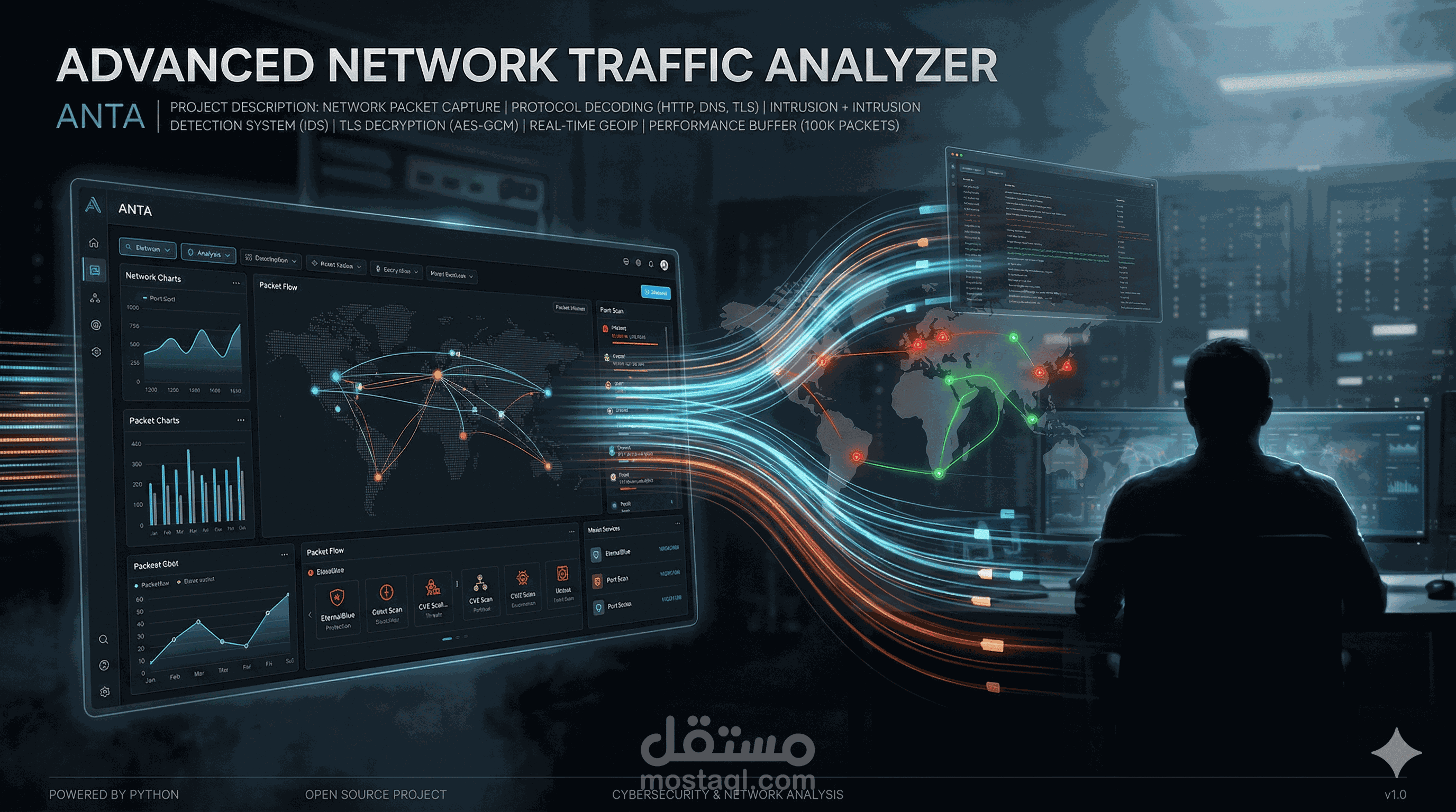 محلل حركة الشبكة المتقدمة