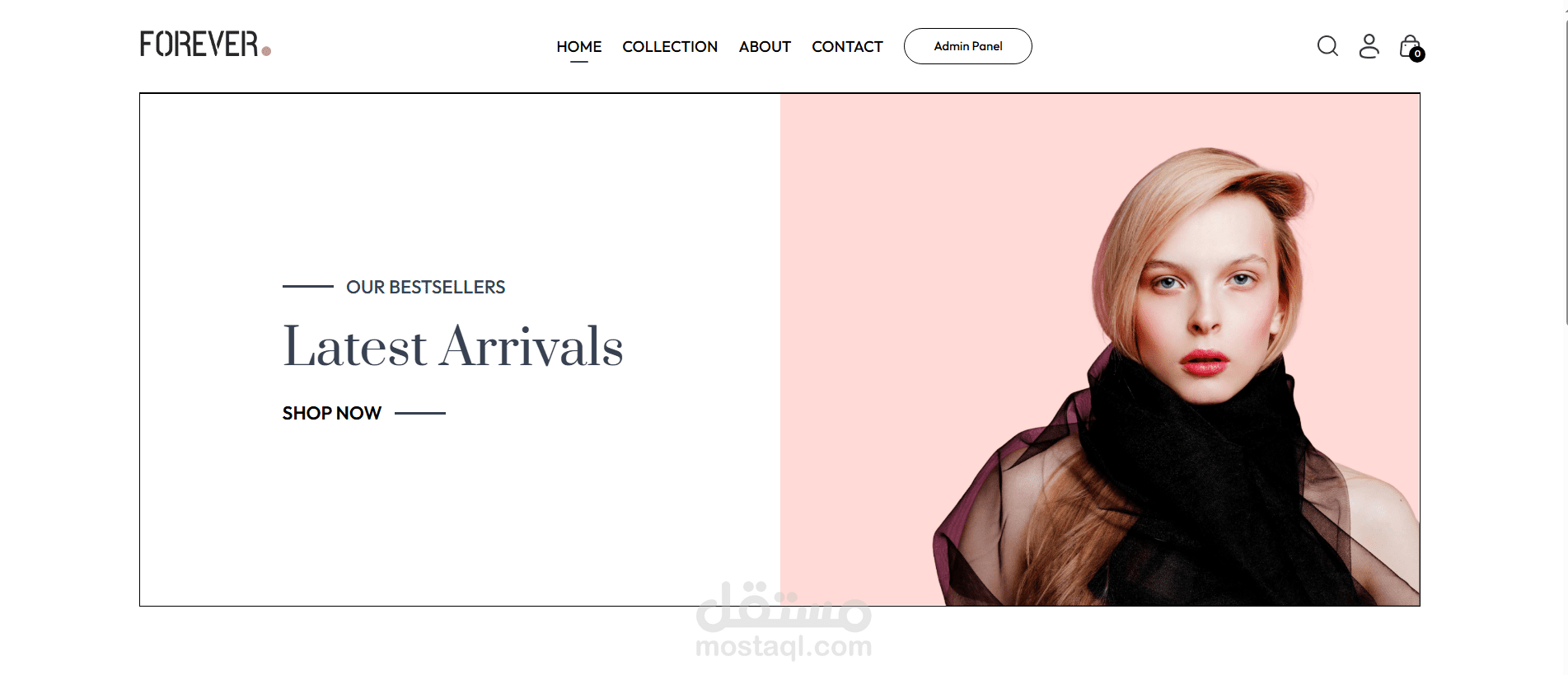 FOREVER (E-commerce clothes Template)