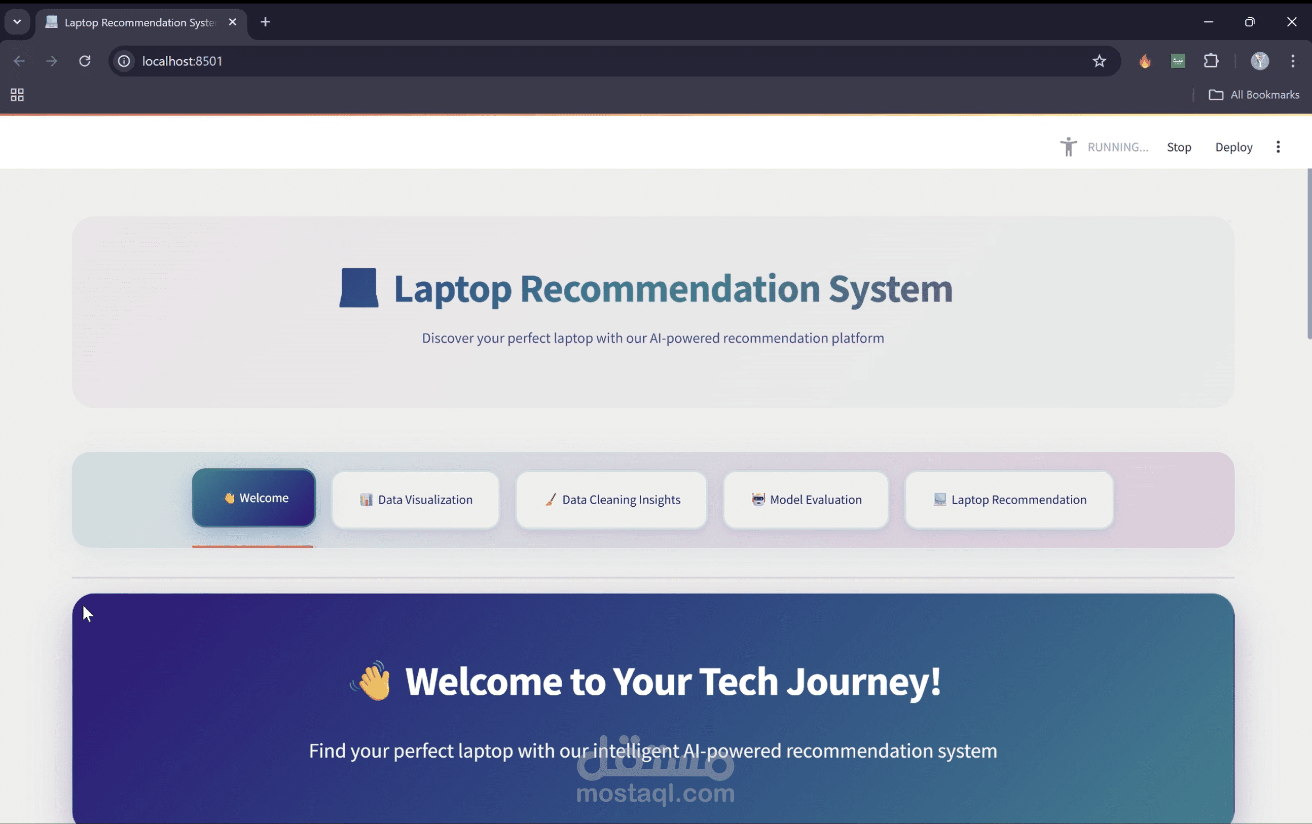 Laptop Recommendation System