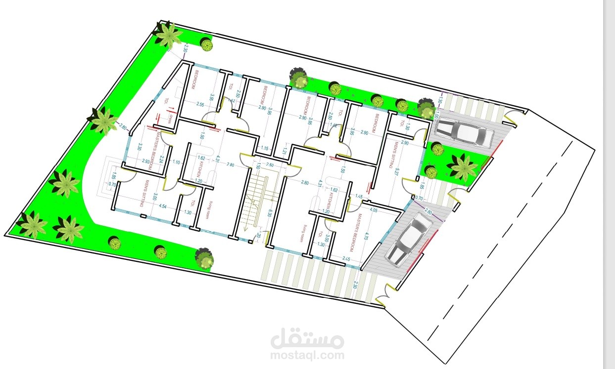 تصميم معماري لبناء