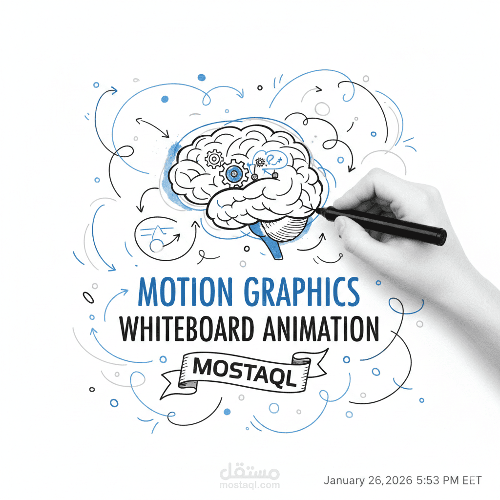 موشن جرافيك وايت بورد