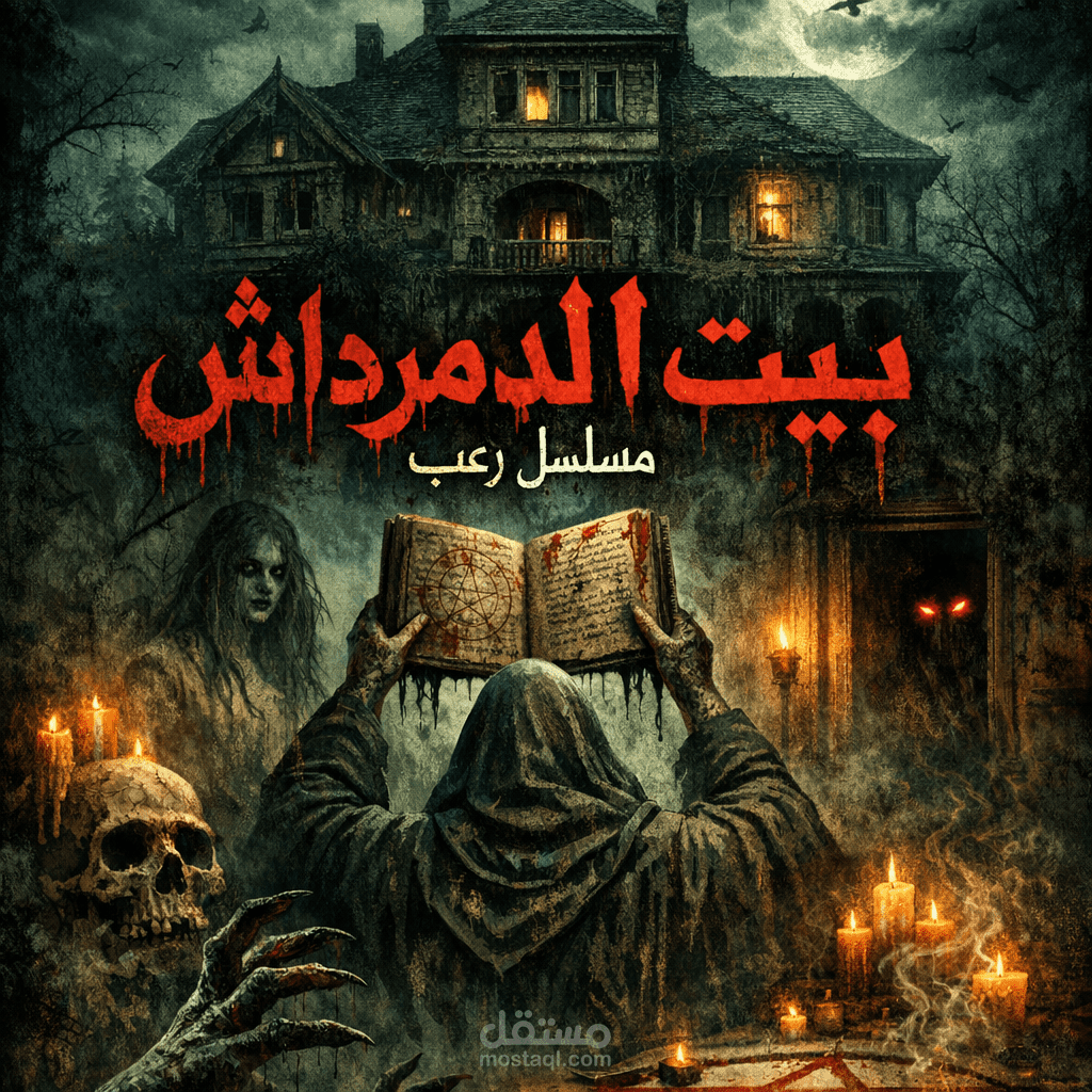 Teaser سينمائي باستخدام AI لمسلسل "بيت الدمرداش – اللعنة الثامنة"