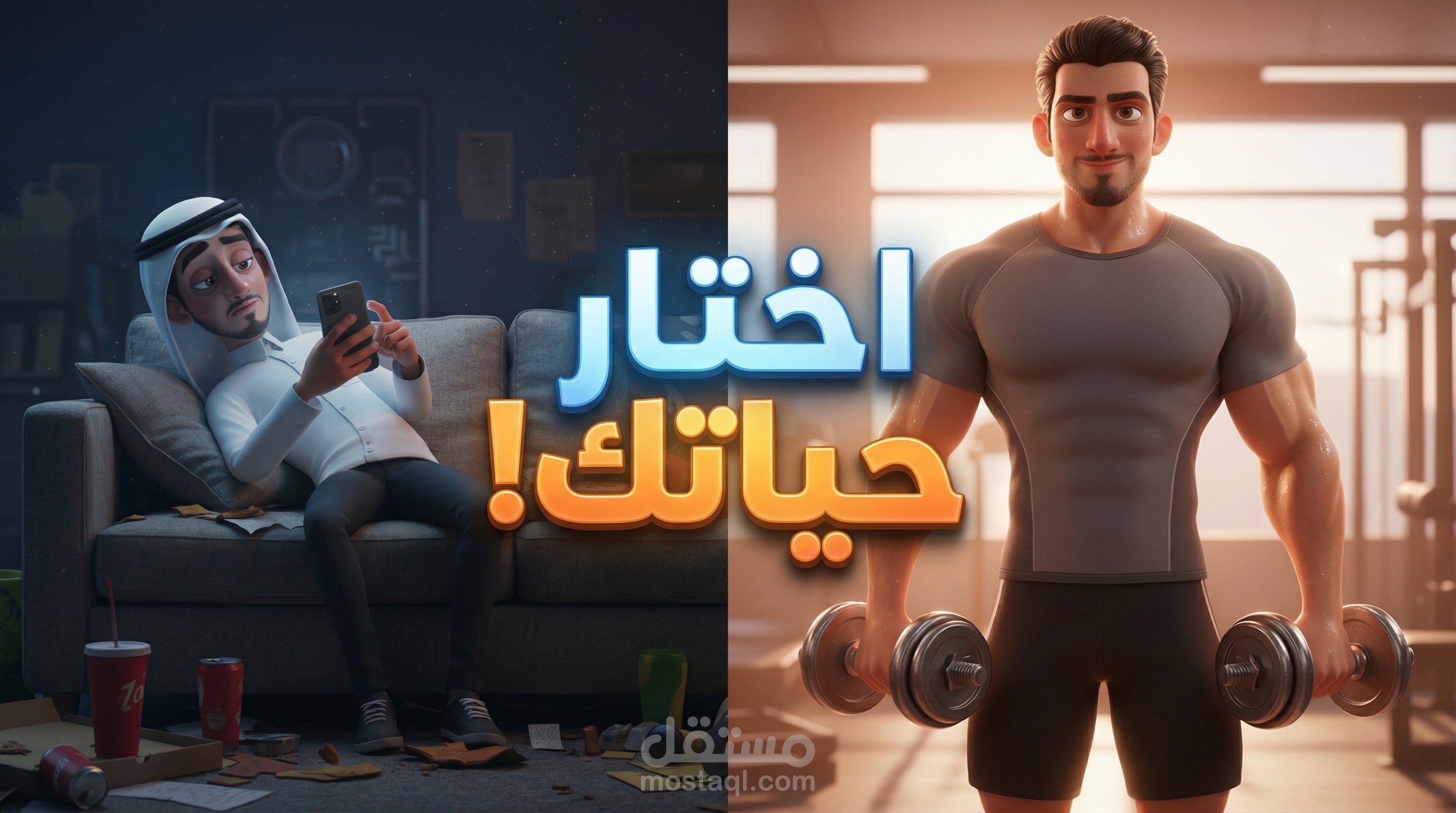 فيديو 3D سينمائي (Pixar Style) – اختيارك هو مصيرك