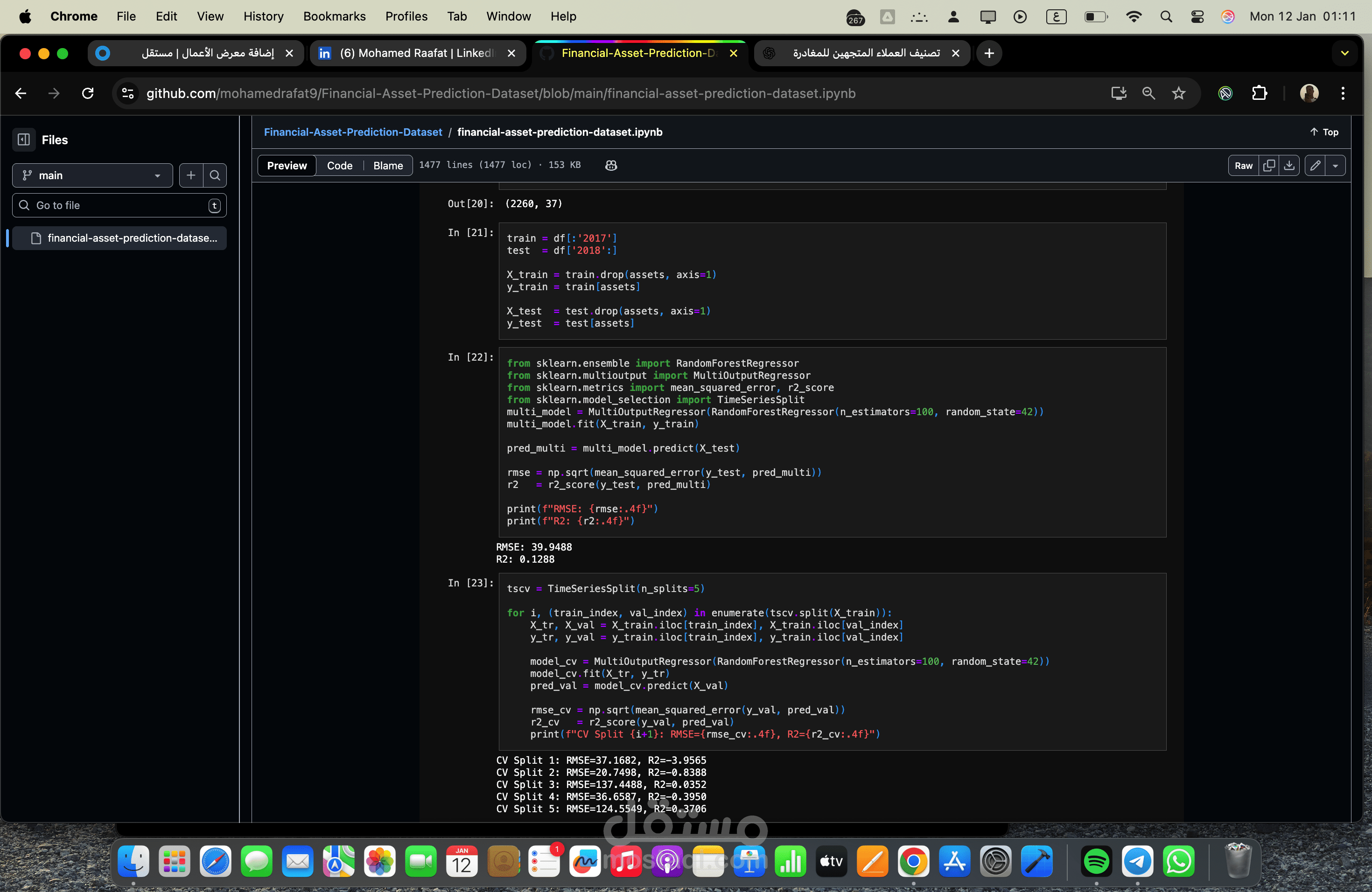 Financial Asset Price Prediction