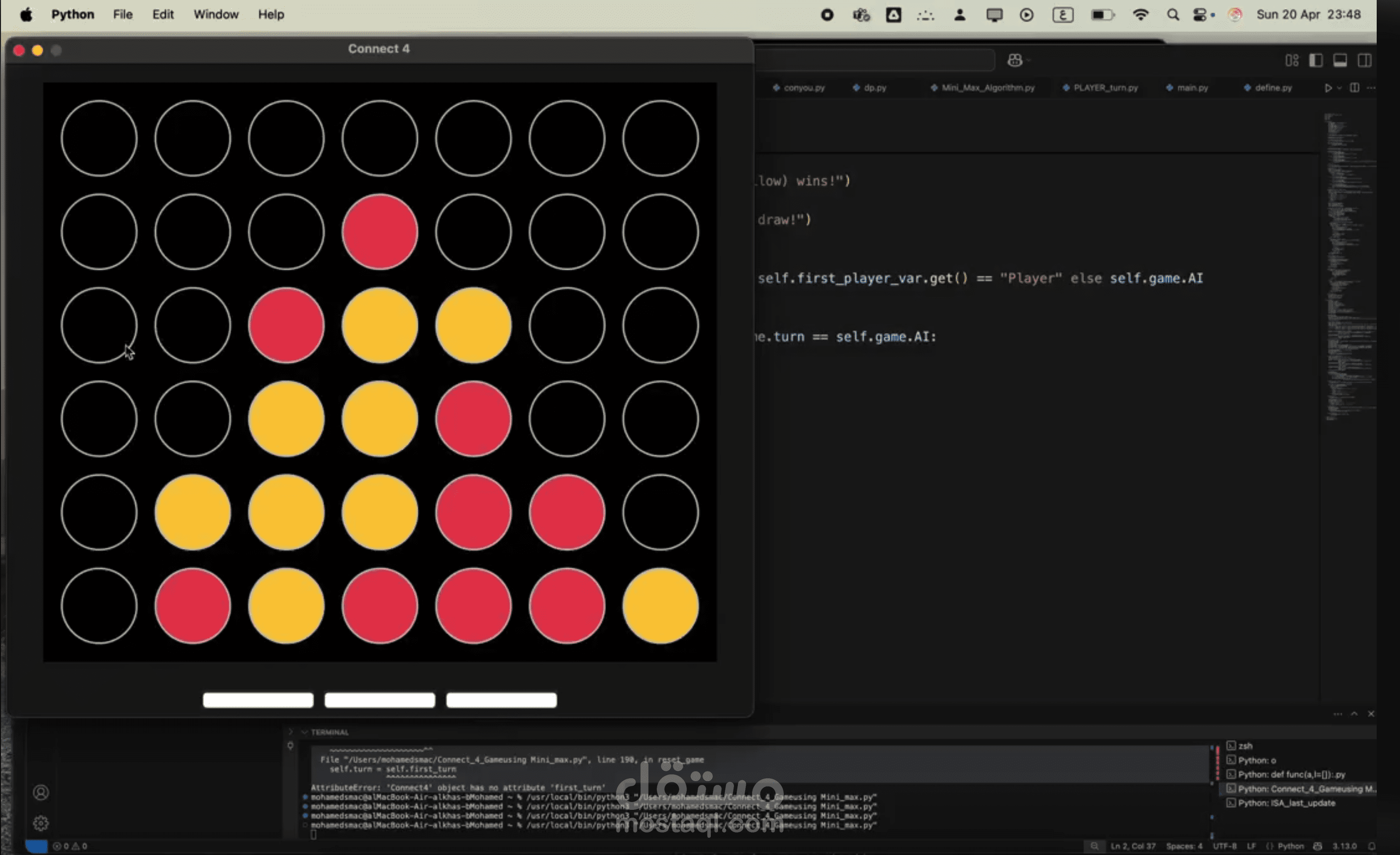 Connect 4 – AI Powered Game