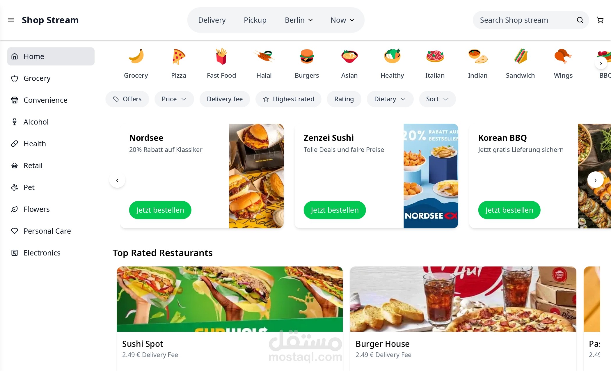 Shop Stream | Food & Delivery API Platform
