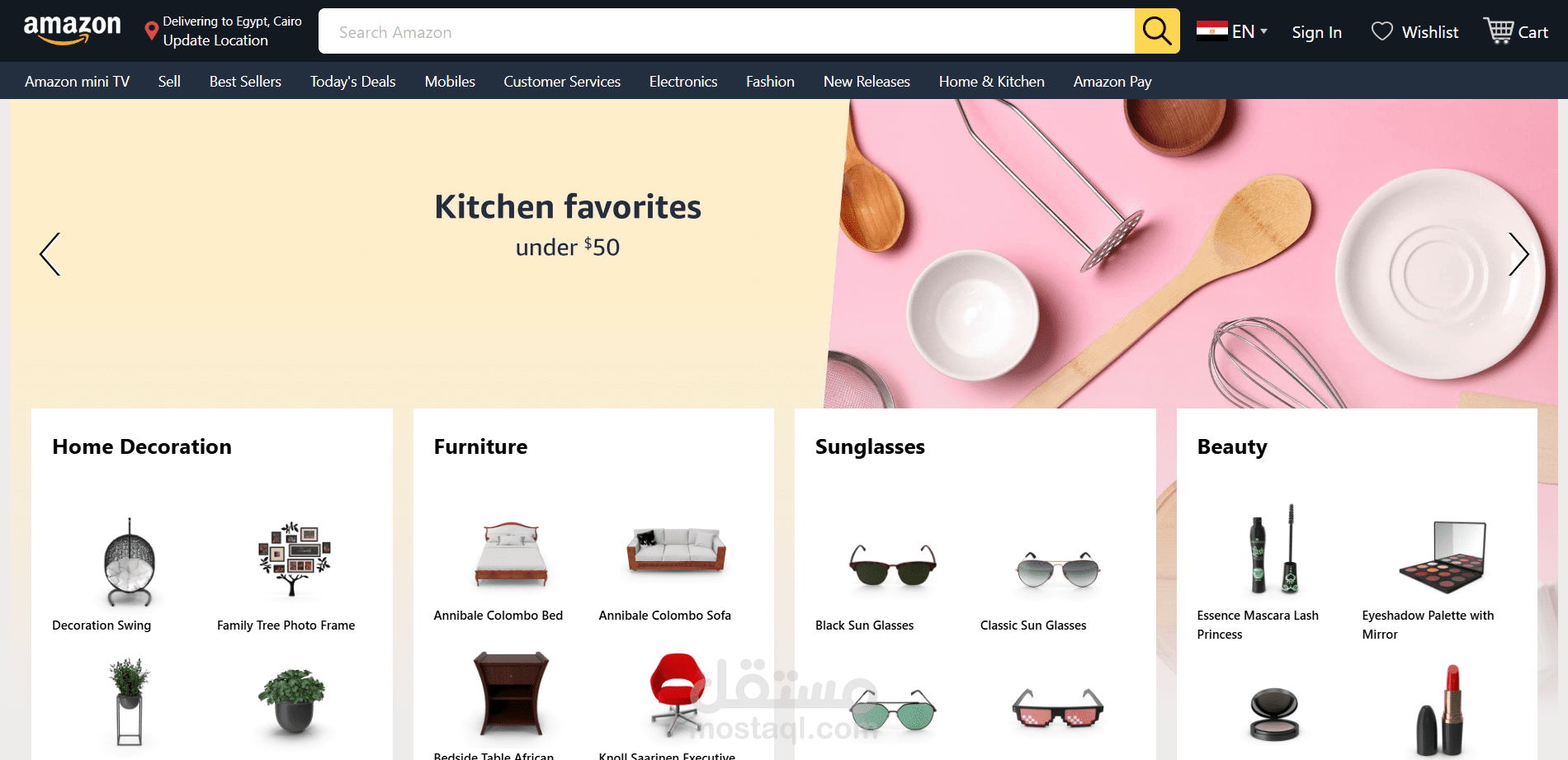 Amazon Clone – Full-Stack Web Project