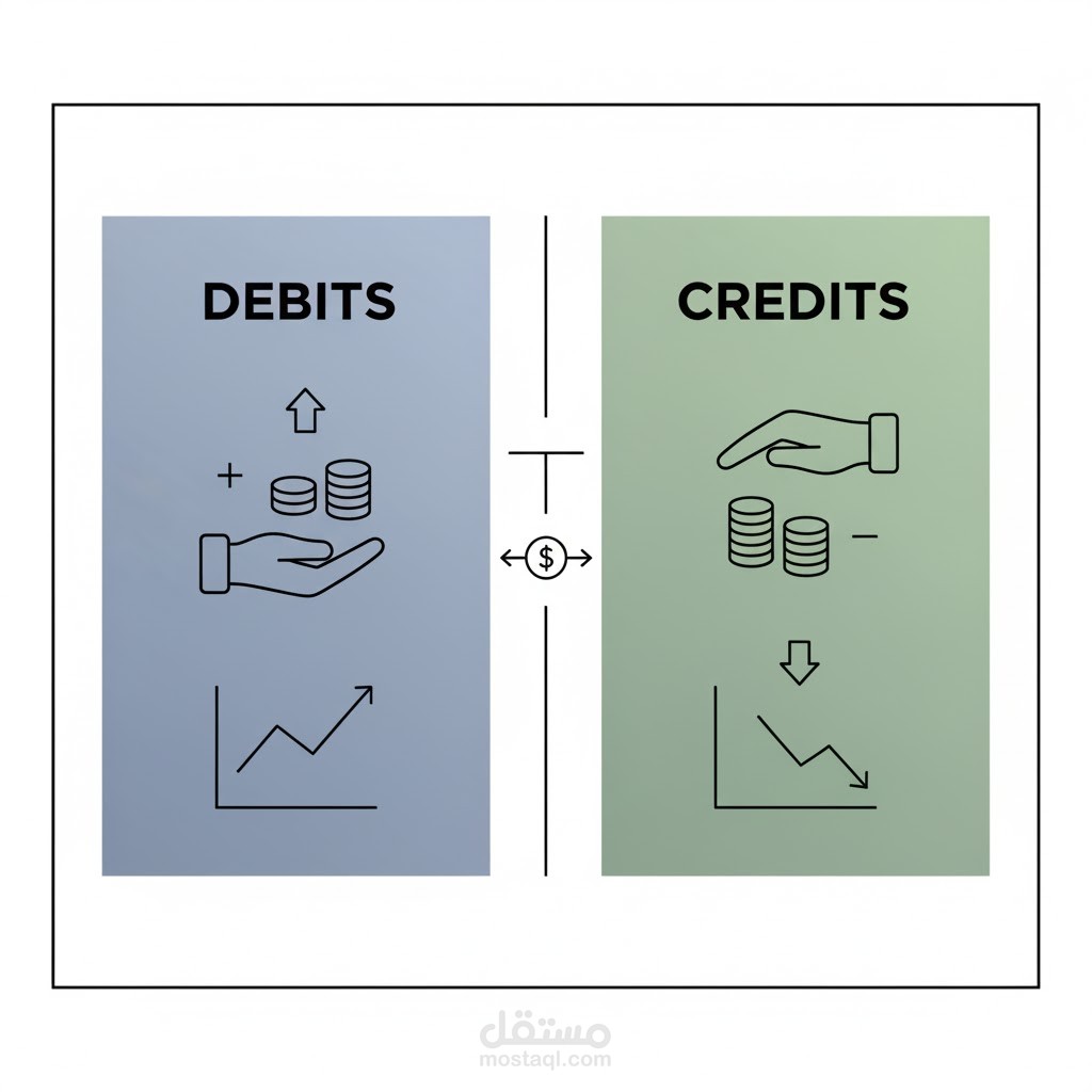 افهم المدين والدائن بطريقة سهلة وبسيطة