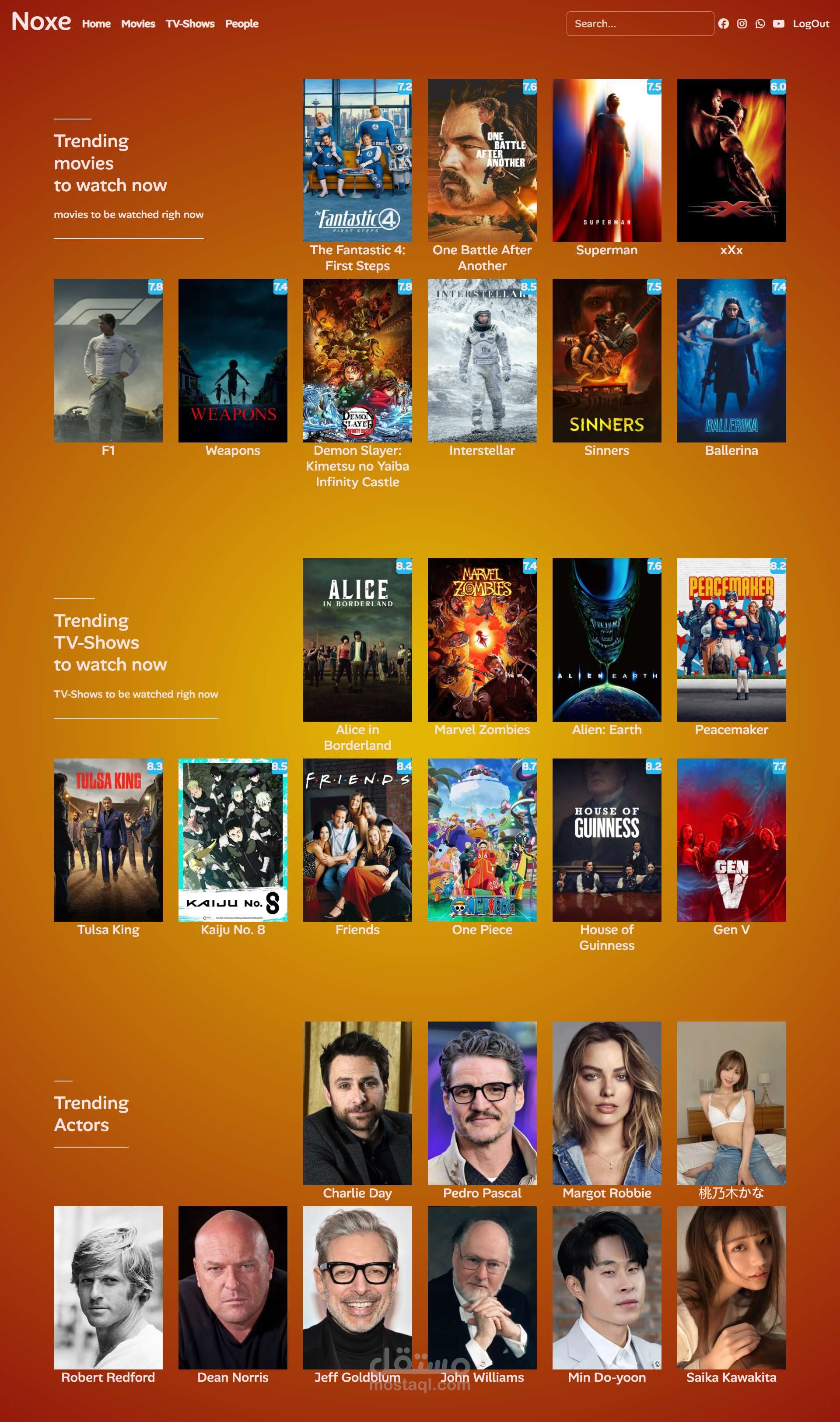 trending movies ,tv_shows and persons