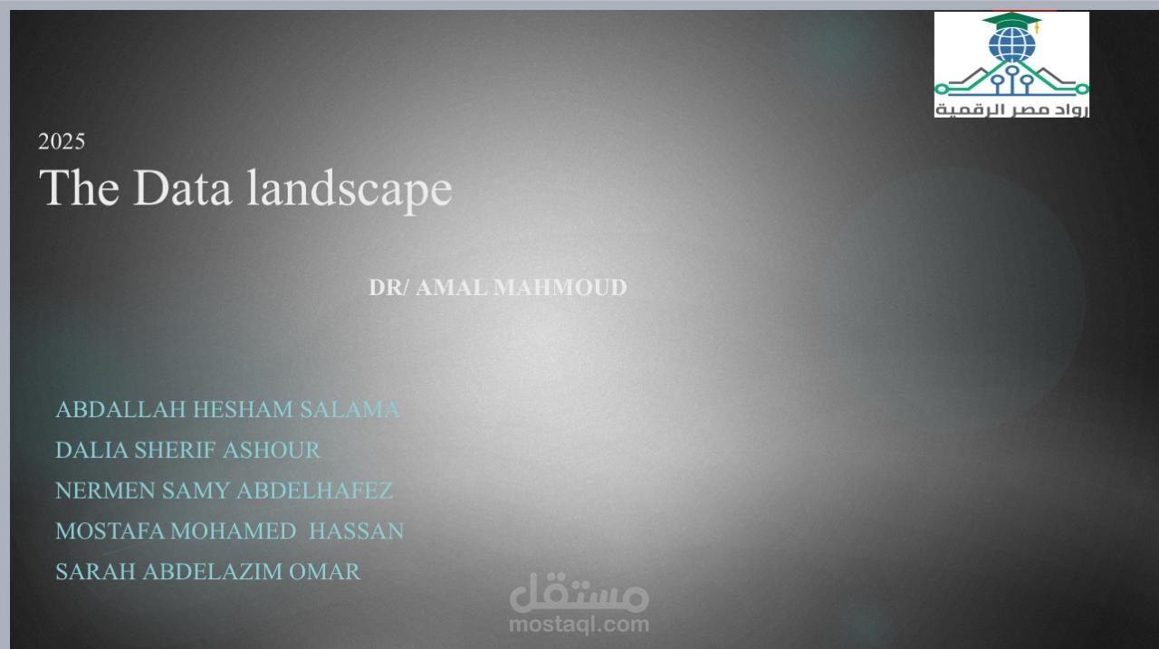 قمت بإعداد عرض تقديمي (Presentation) يوضح الفروقات بين تحليل البيانات (Data Analysis) و علم البيانات (Data Science) و هندسة البيانات (Data Engineering).