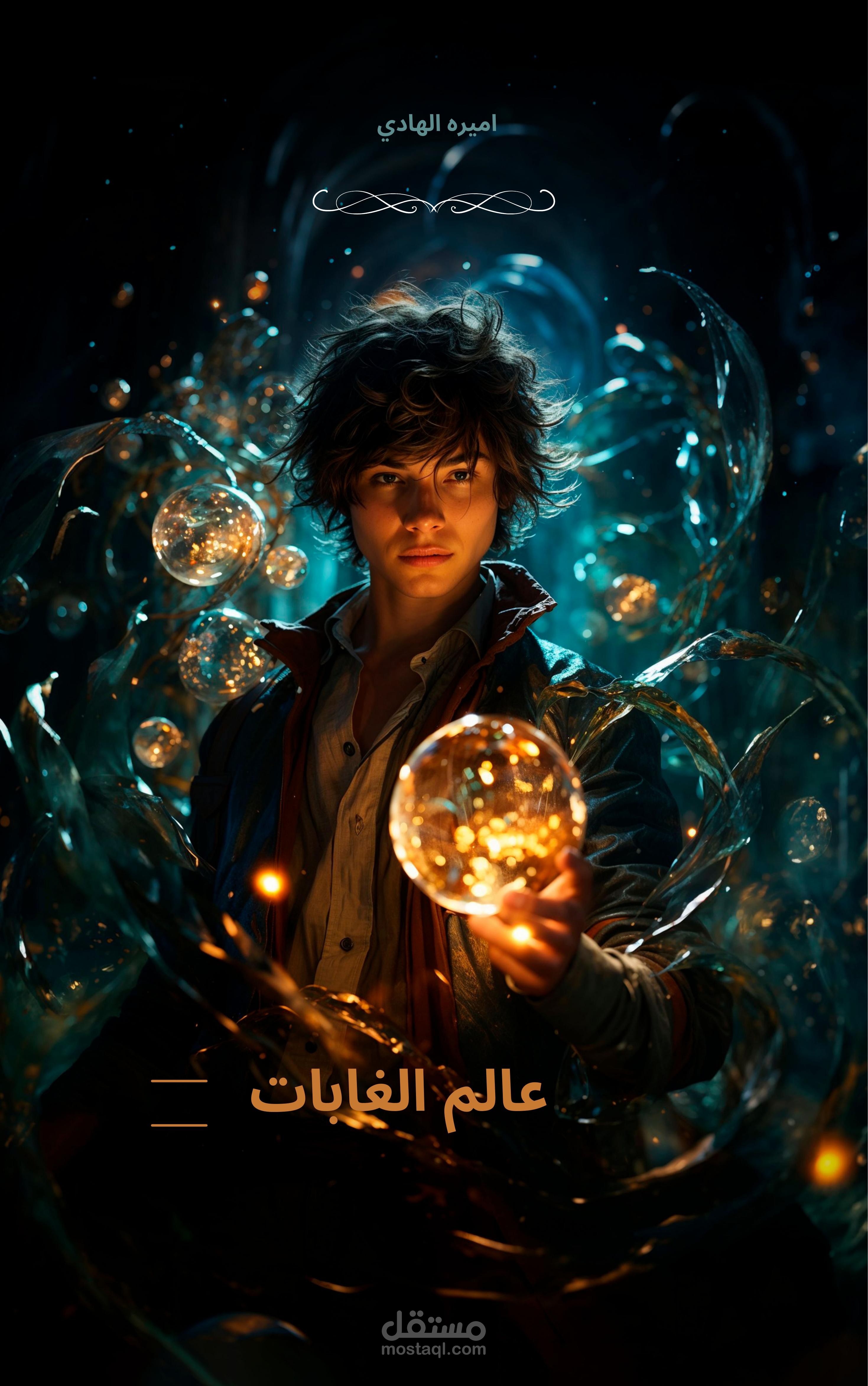 تصميم غلاف كتاب بعنوان "عالم الغابات"