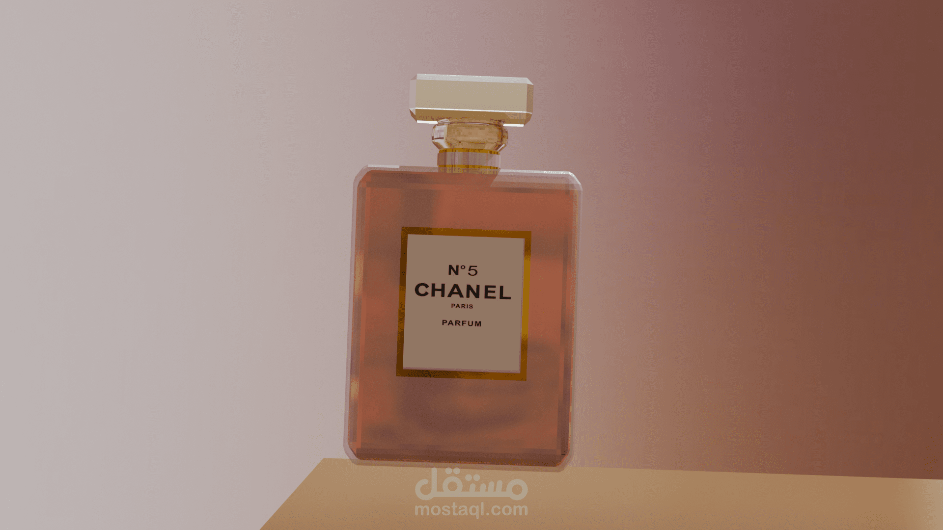 3D modeling perfume on blender