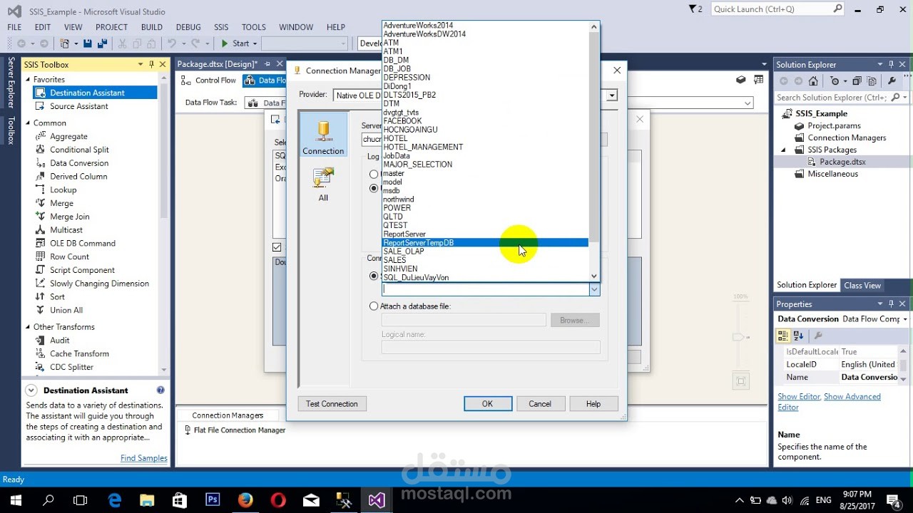 ETL - Microsoft database