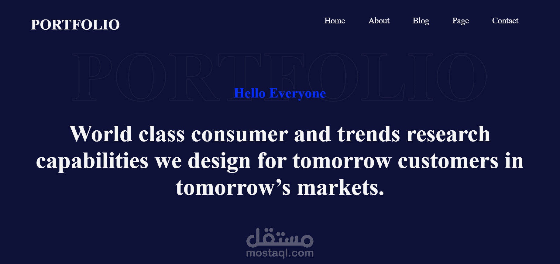 تصميم وتطوير موقع بورتفوليو احترافي لعرض أعمالك ومشاريعك