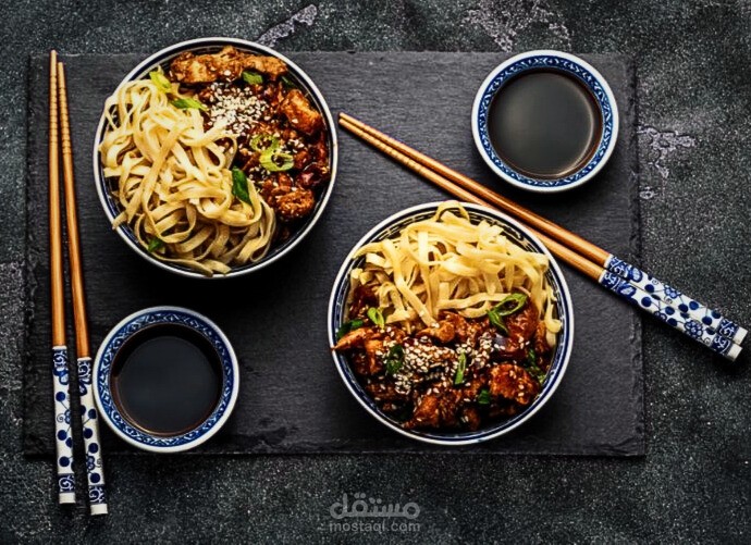 أشهر مكونات الطعام الصيني