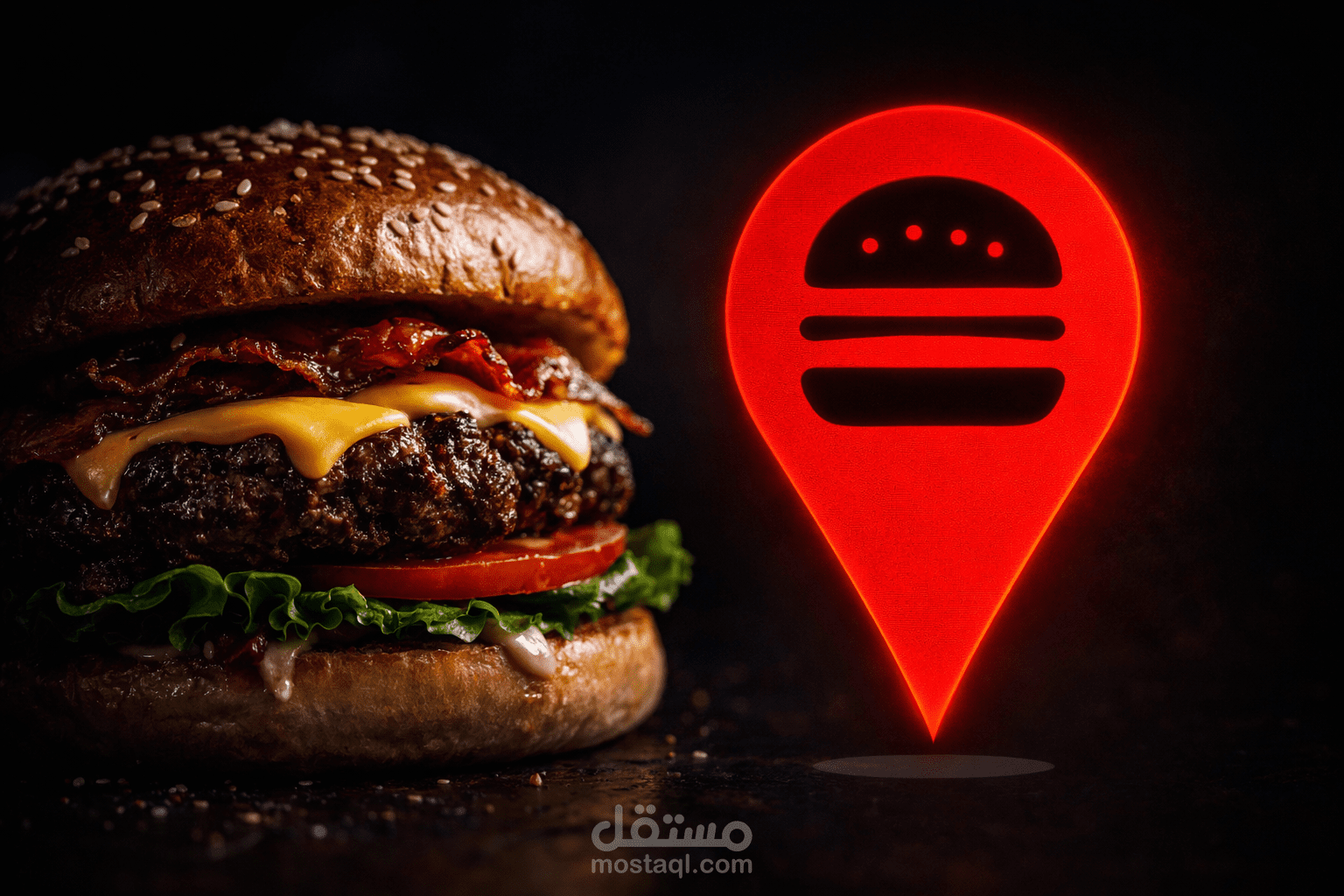 تصميم شعار احترافي لمطعم – The Hungry Spot