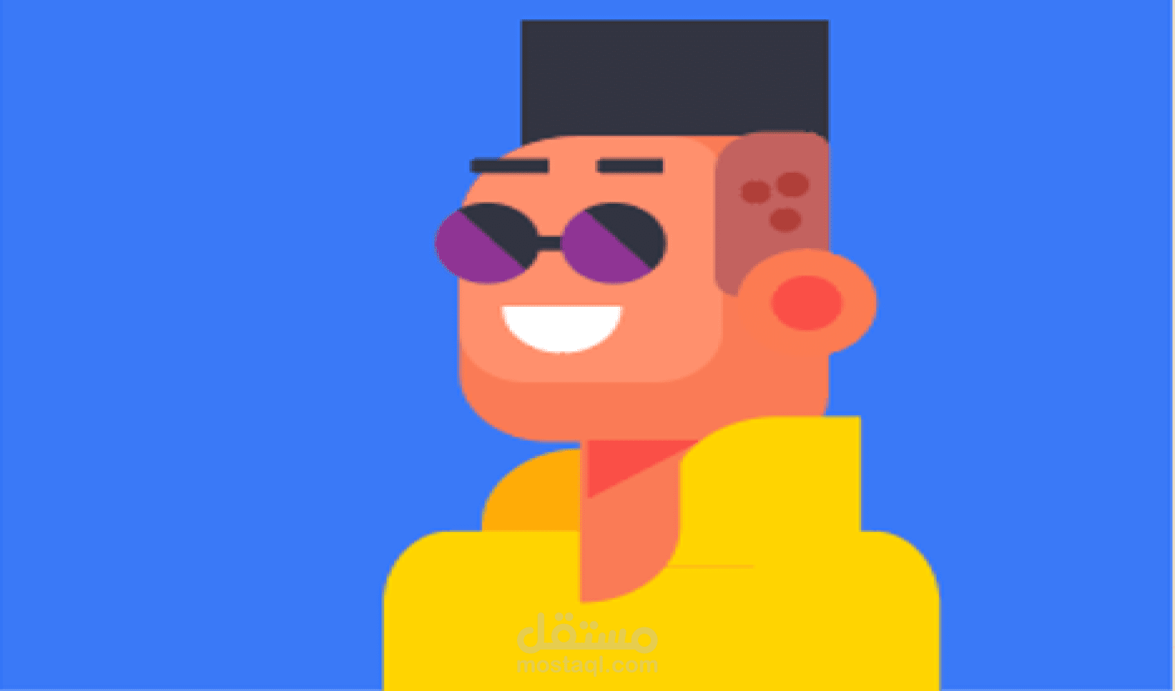 تصميم رسم رقمي ثنائي الأبعاد عالي الجودة