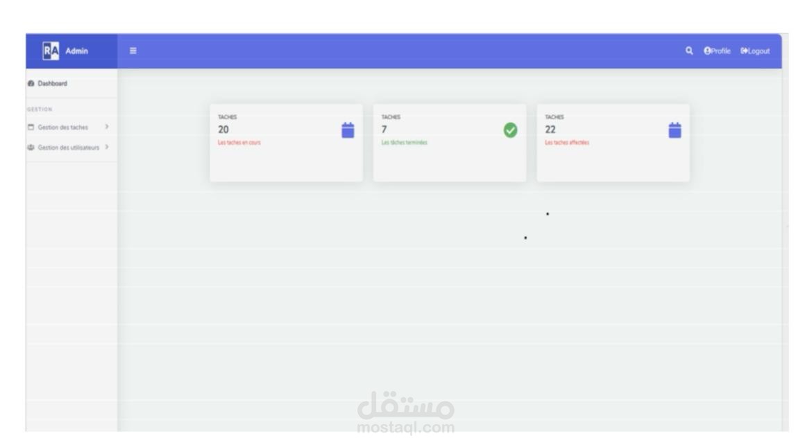 تطوير تطبيق لإدارة المهام
