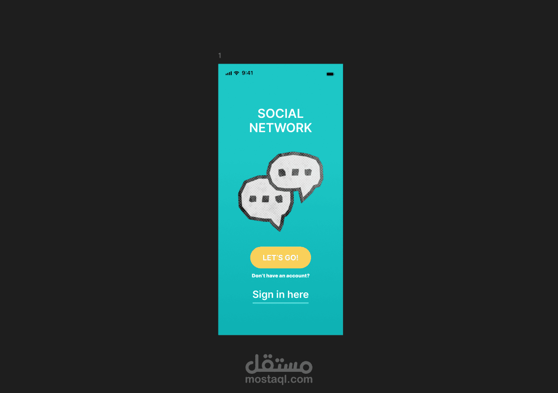 UI/UX Design for Chat Mobile Application