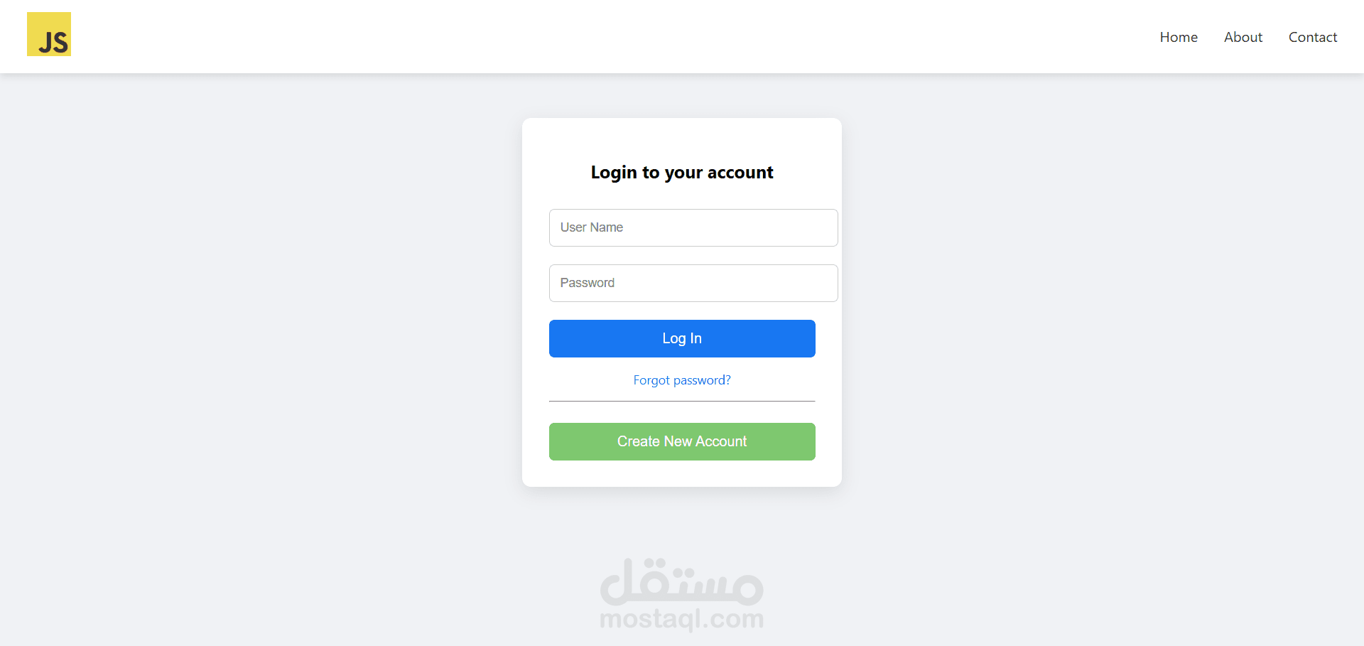 Login Form