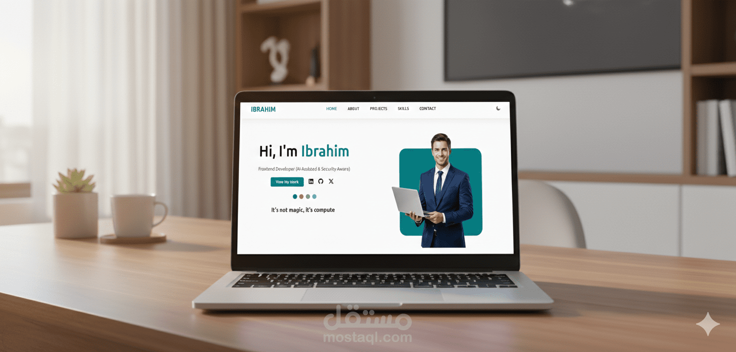 موقع شخصي احترافي (CV) لعرض مهاراتك وبناء هوية رقمية قوية