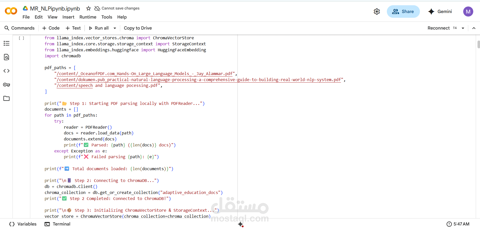 مشروع: تطوير شات بوت ذكي (AI Chatbot)