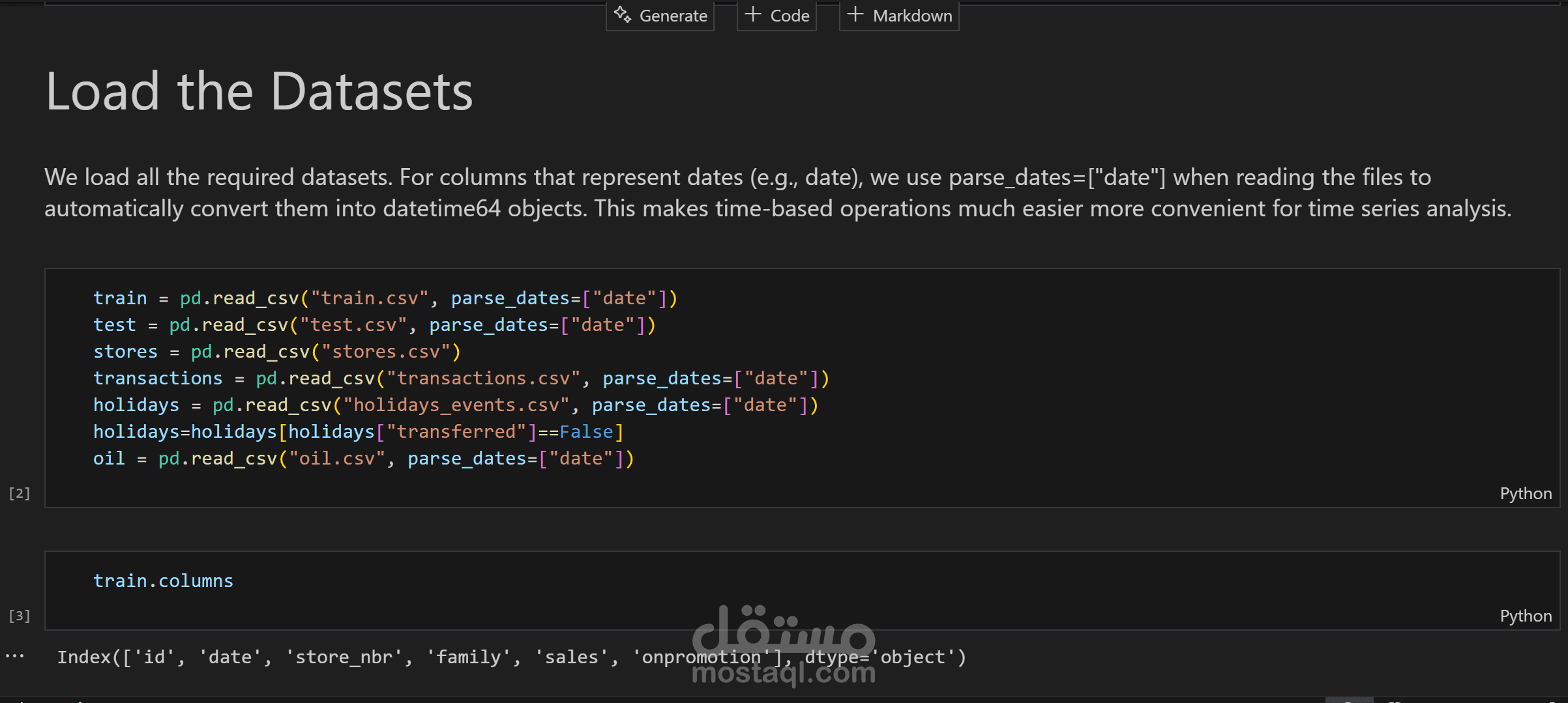 تنظيف وتحليل بيانات خاصه ب Store Sales