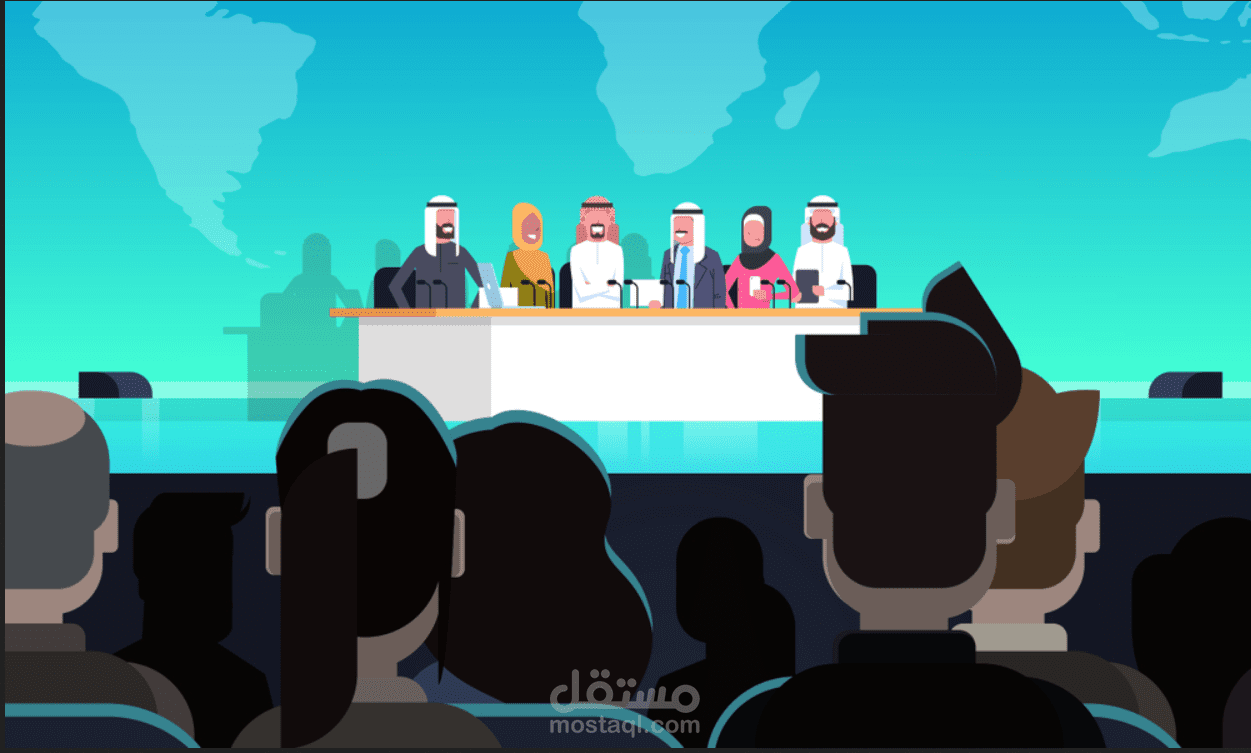 موشن جرافيك ابار حائل