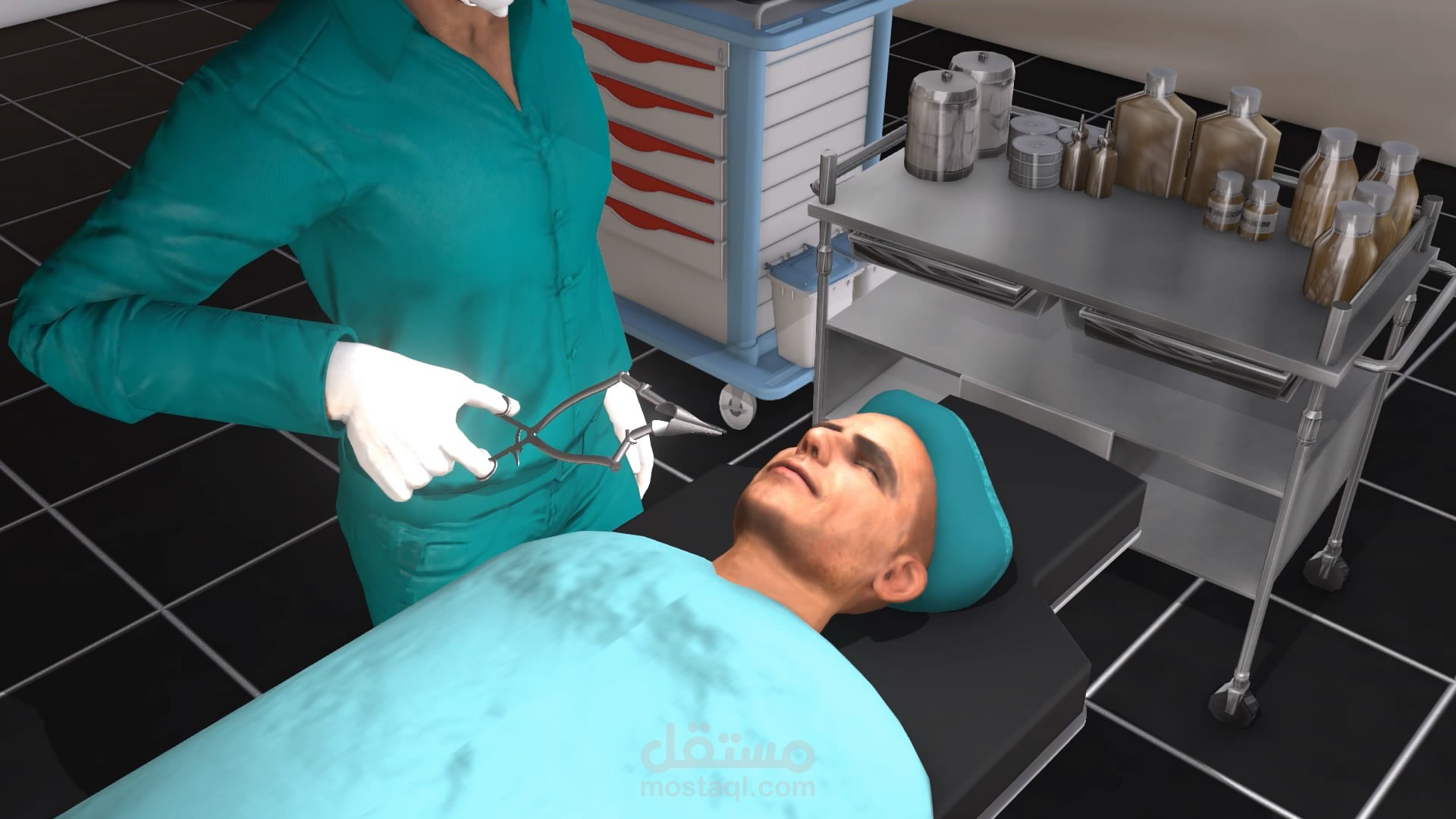 فيديو طبي ثلاثي الابعاد