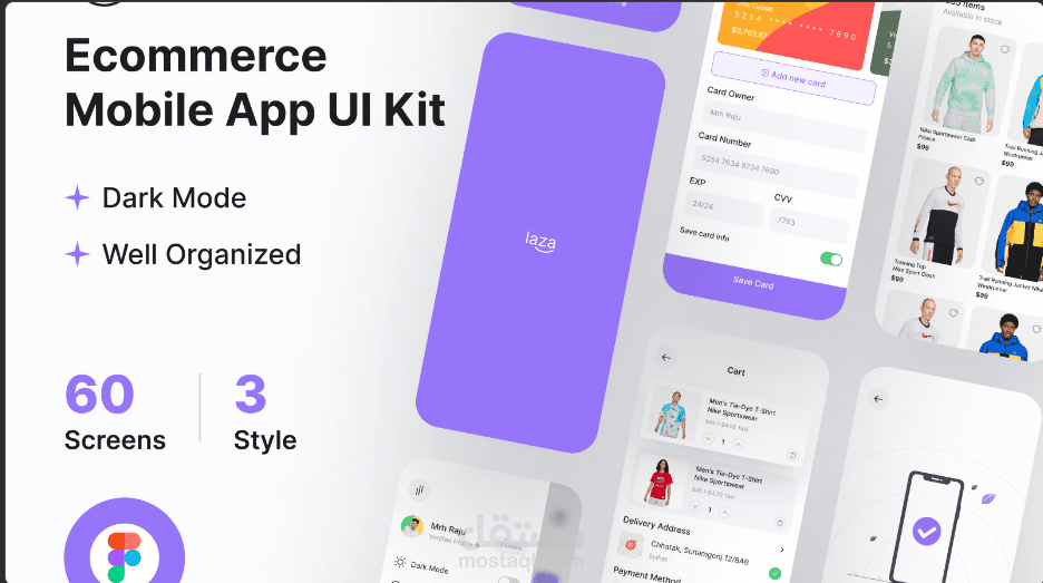 Laza - Ecommerce Mobile App UI Kit