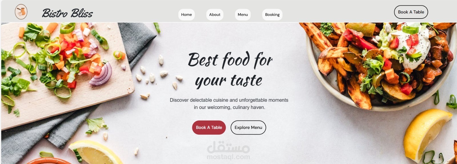 FullStack Restaurant Booking & Menu Management App (fullstack)