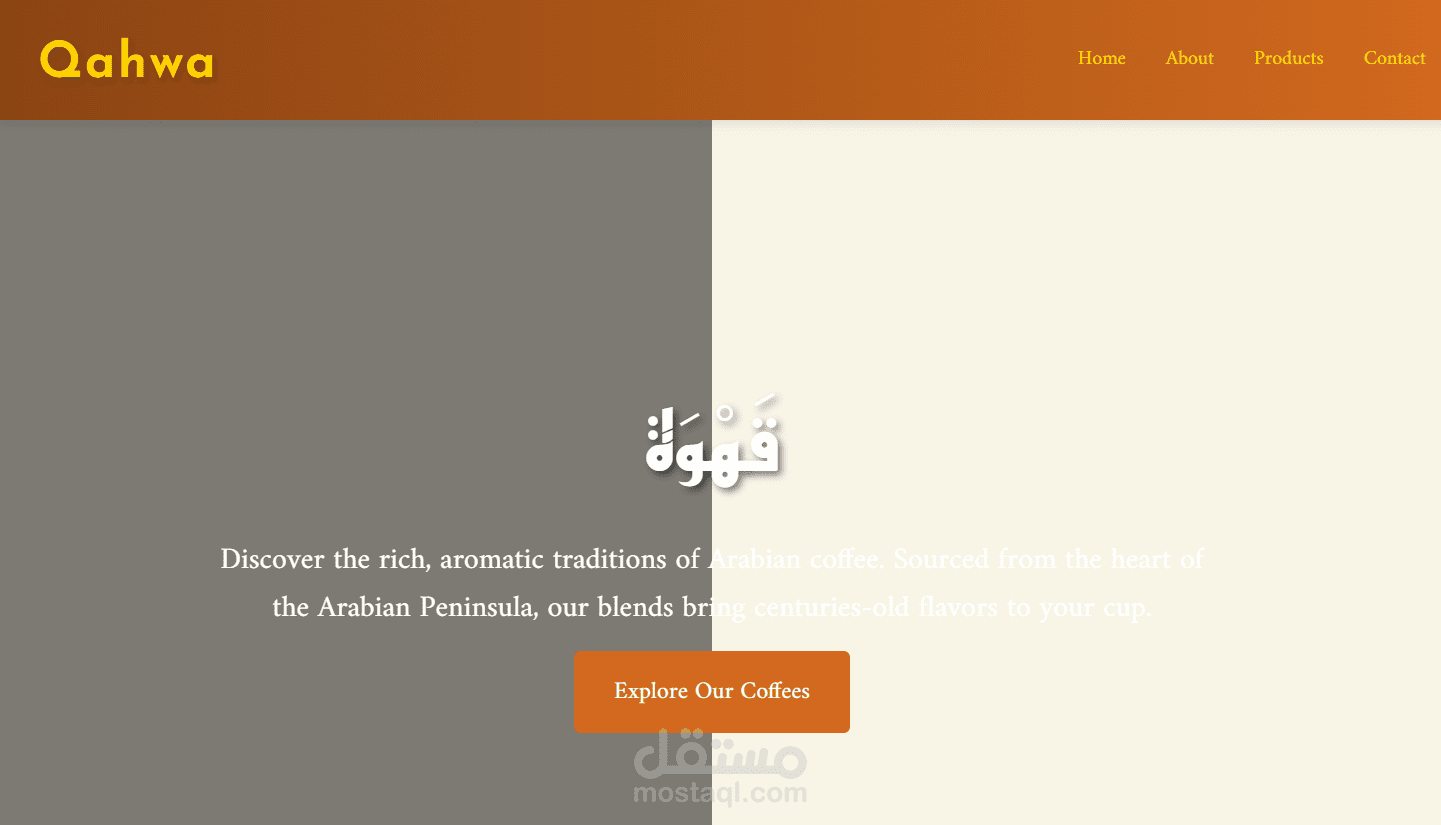 landing page responsive