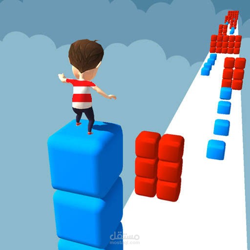 Cube Tower Surfer