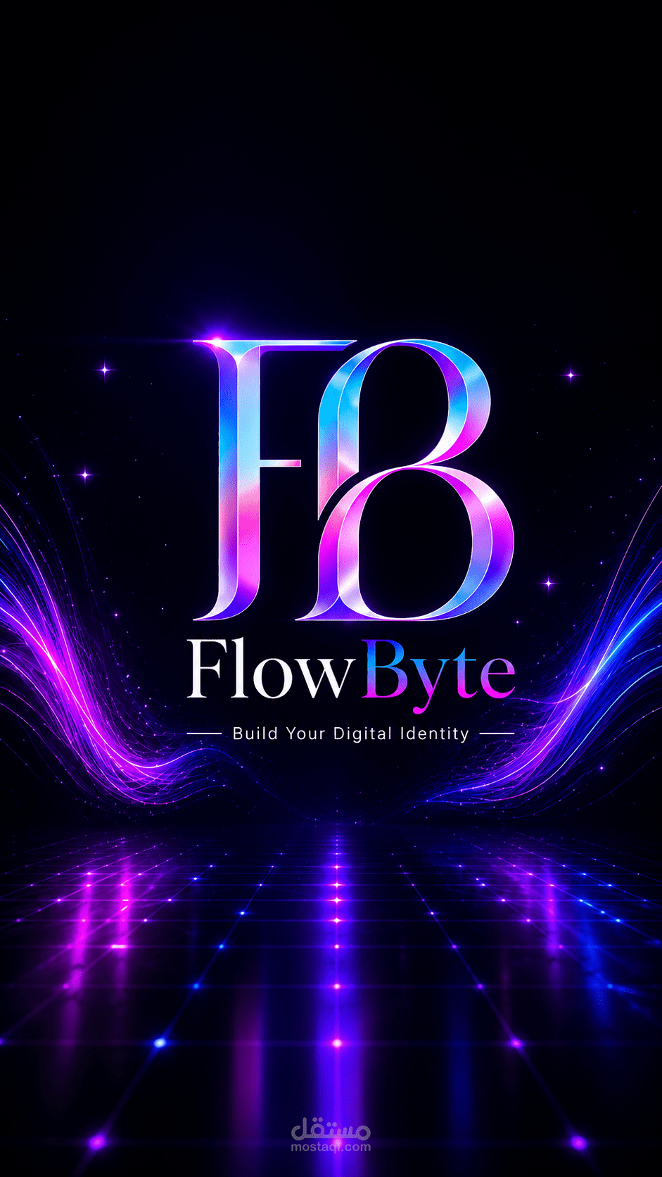 FlowByte | تصميم شعار وهوية بصرية متكاملة