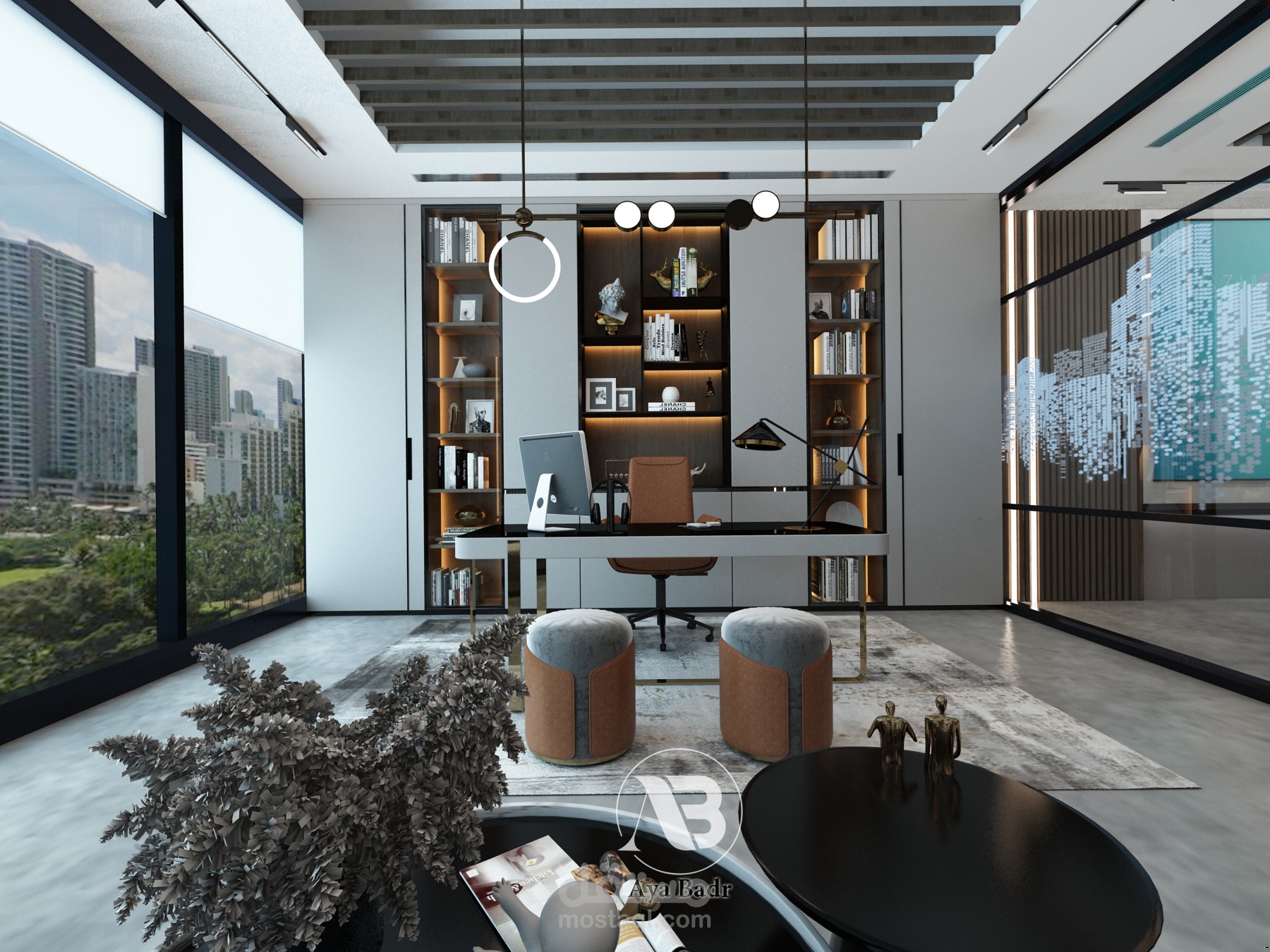 تصميم مكتب هندسي بالرياض