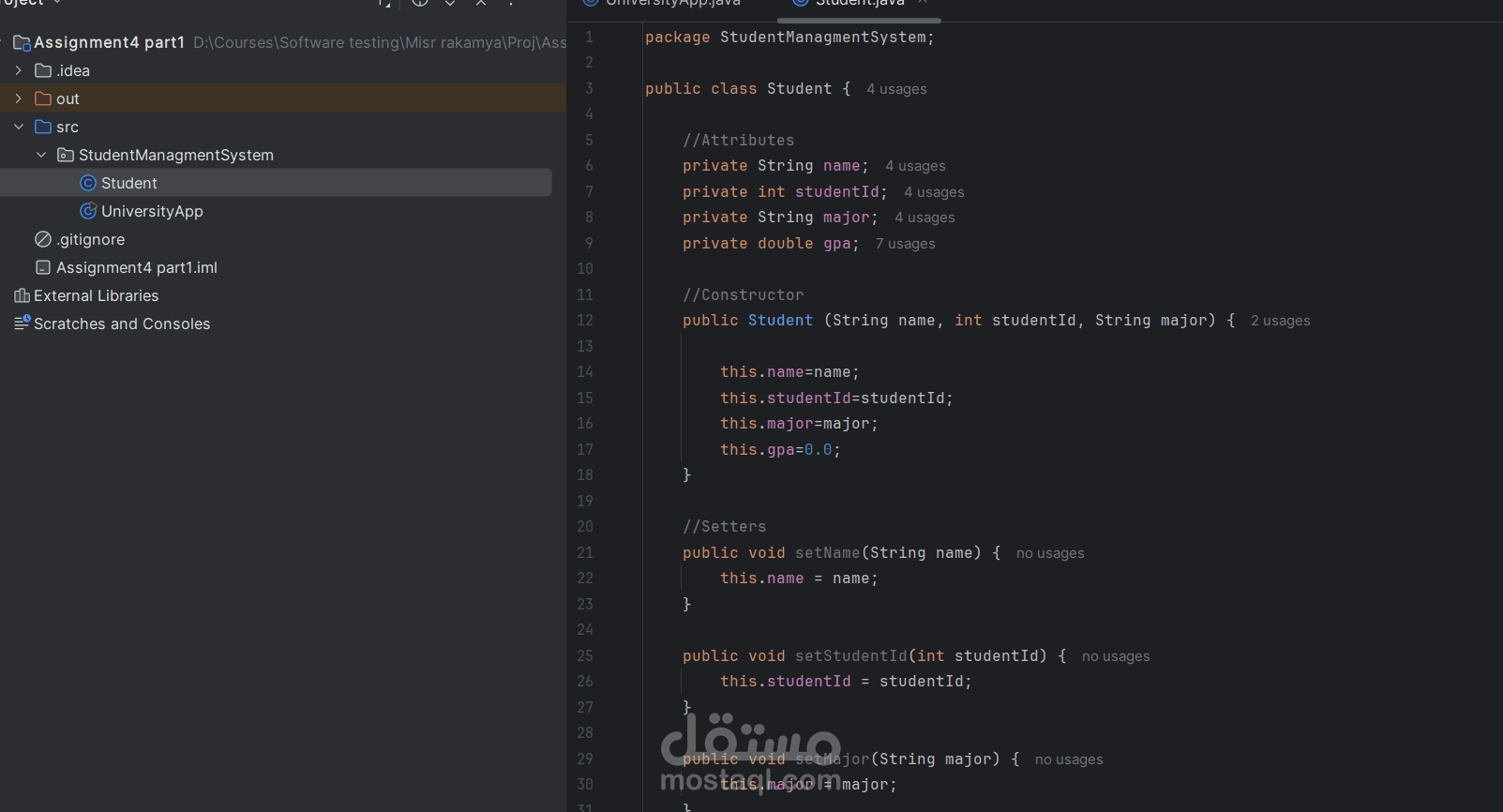 Java (School grade calculator)