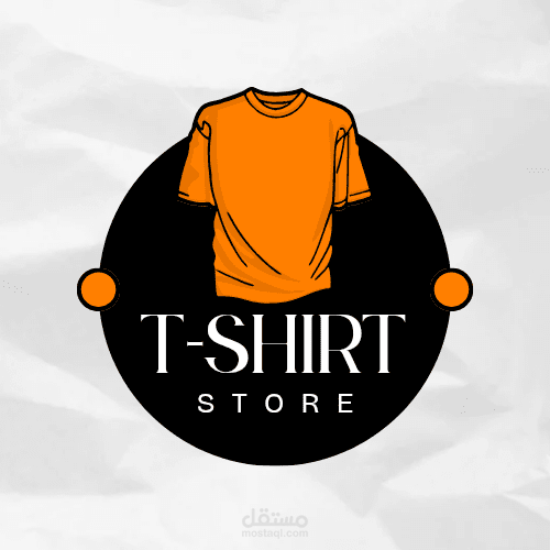 شعار متجر تيشيرتات - T-Shirt Store Logo  (Photoshop of)