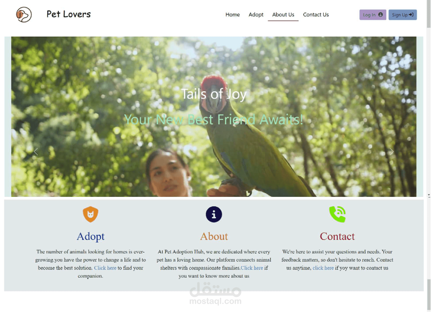 Pet Adoption Center
