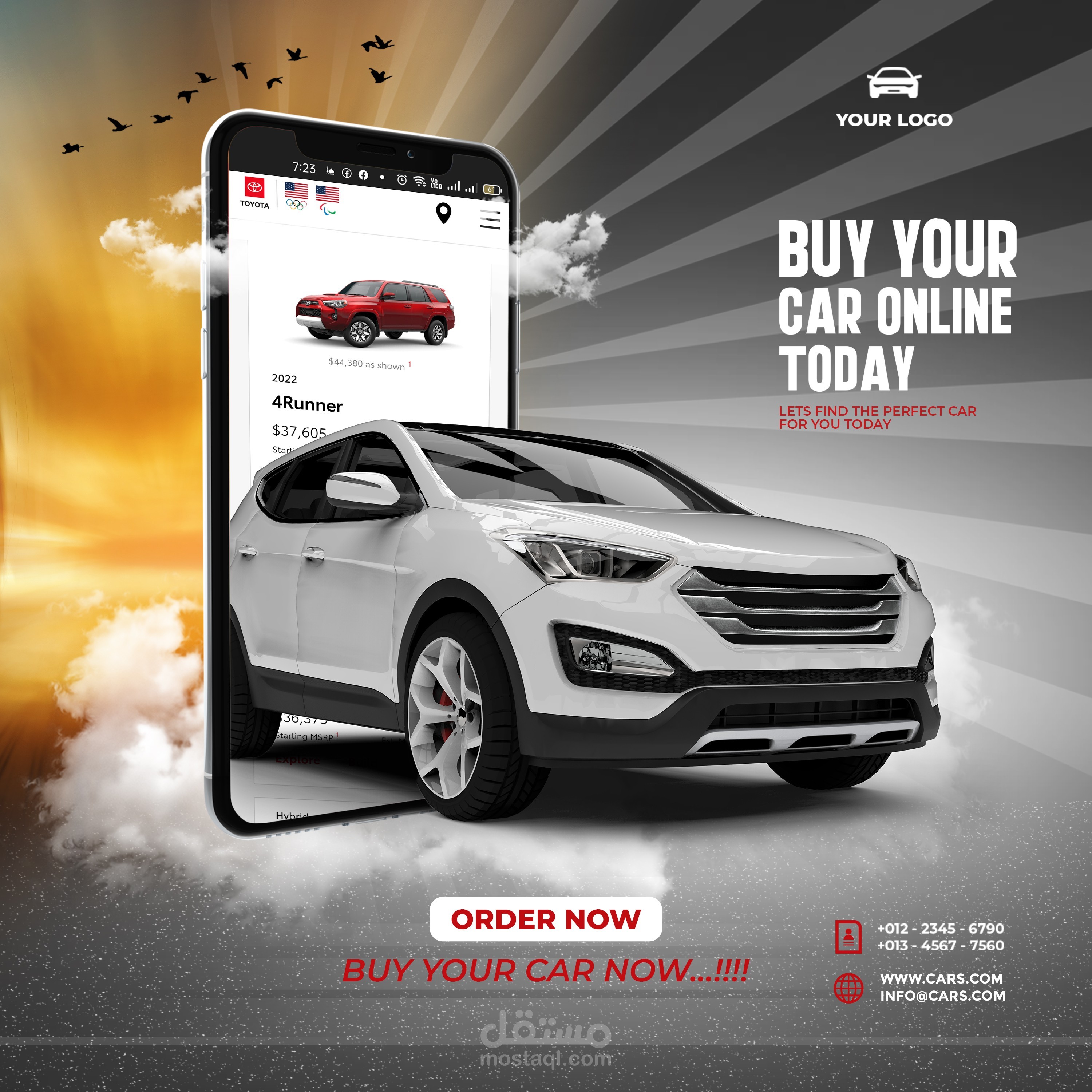 بانر اعلاني سوشيال ميديا