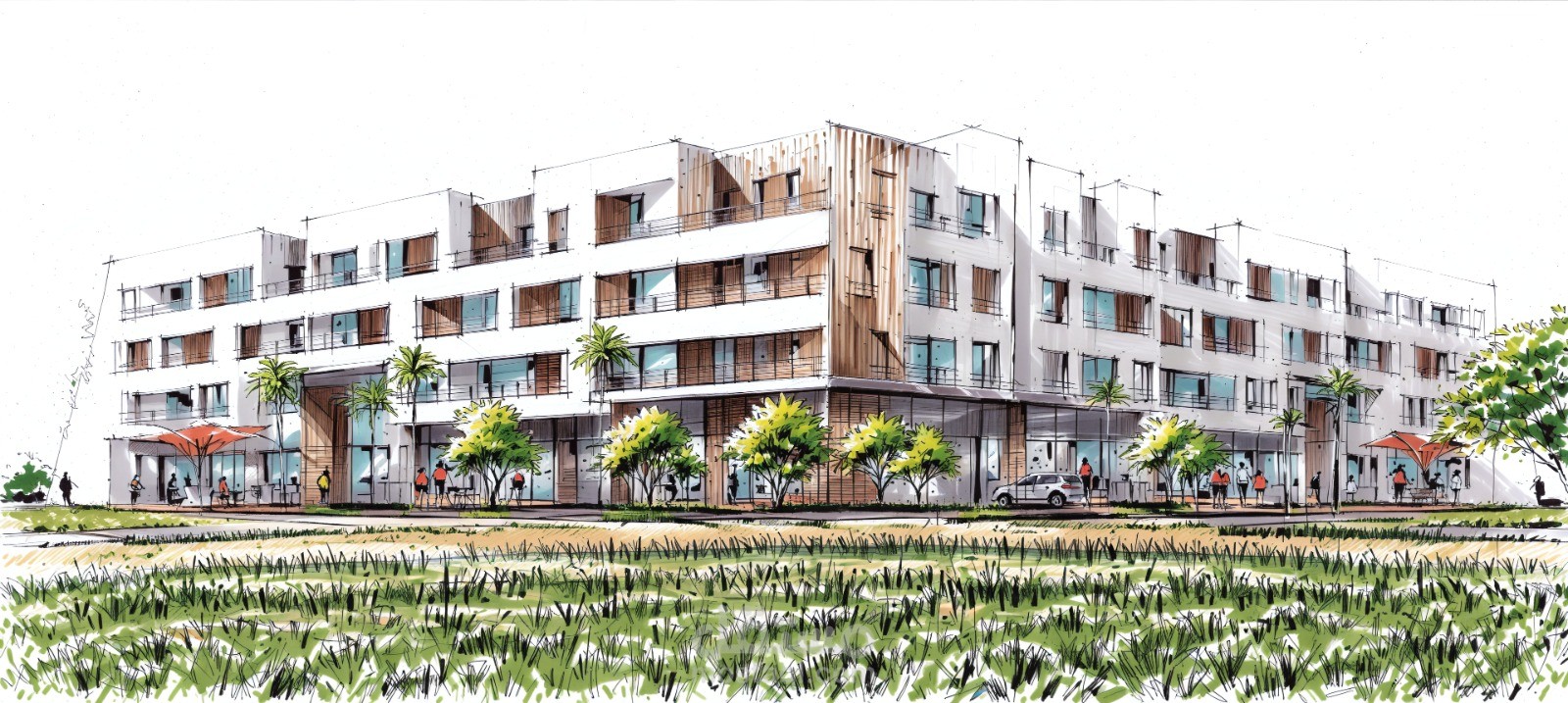 مجمع سكني على شاطئ مدينة الرباط