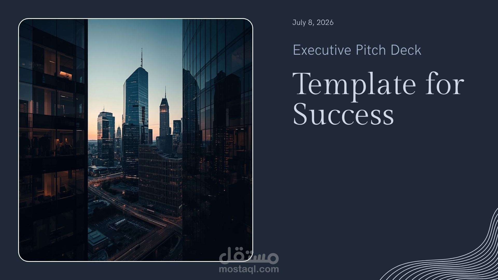Presentation - Template for Success