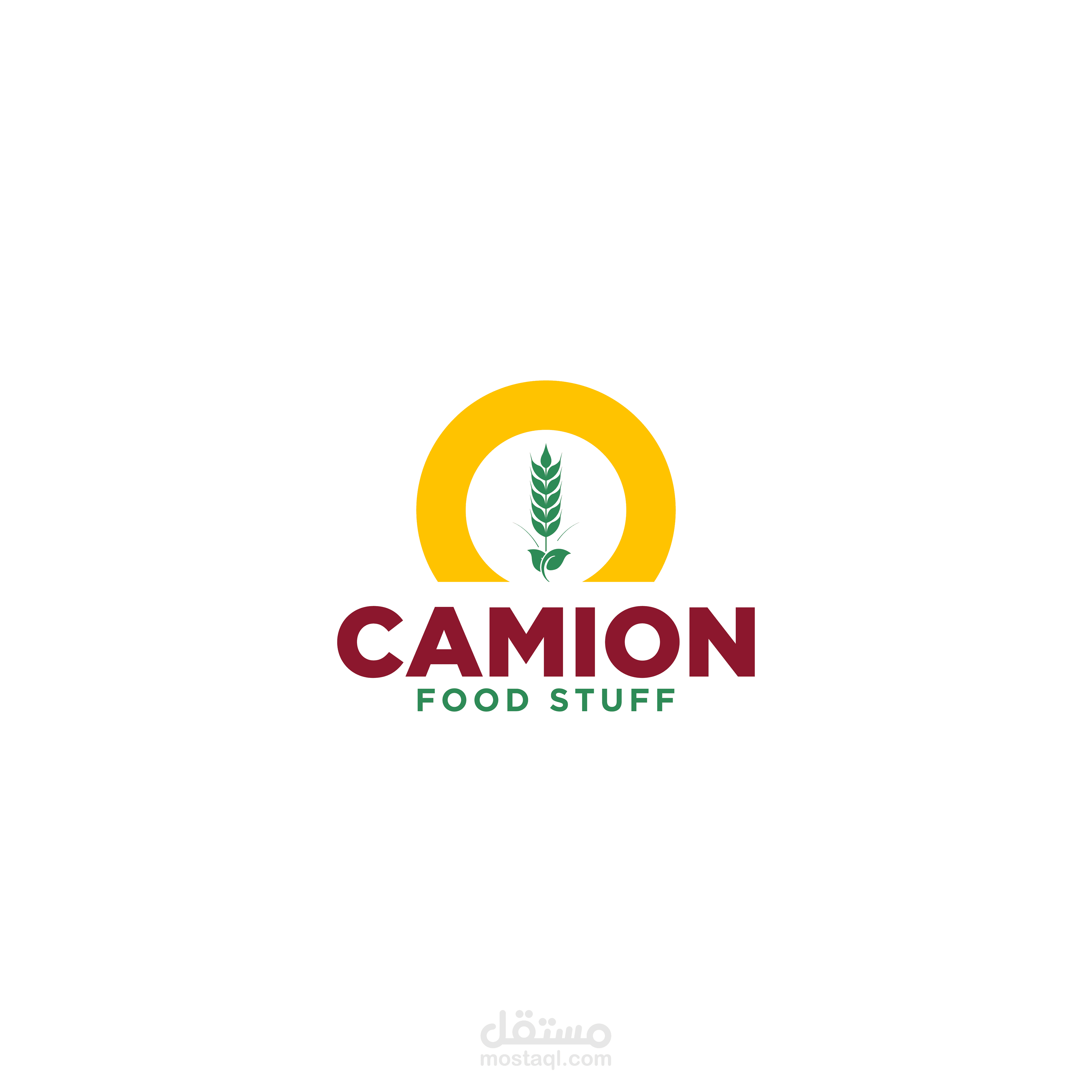 لوجو لشركة camion للمواد الغذائية