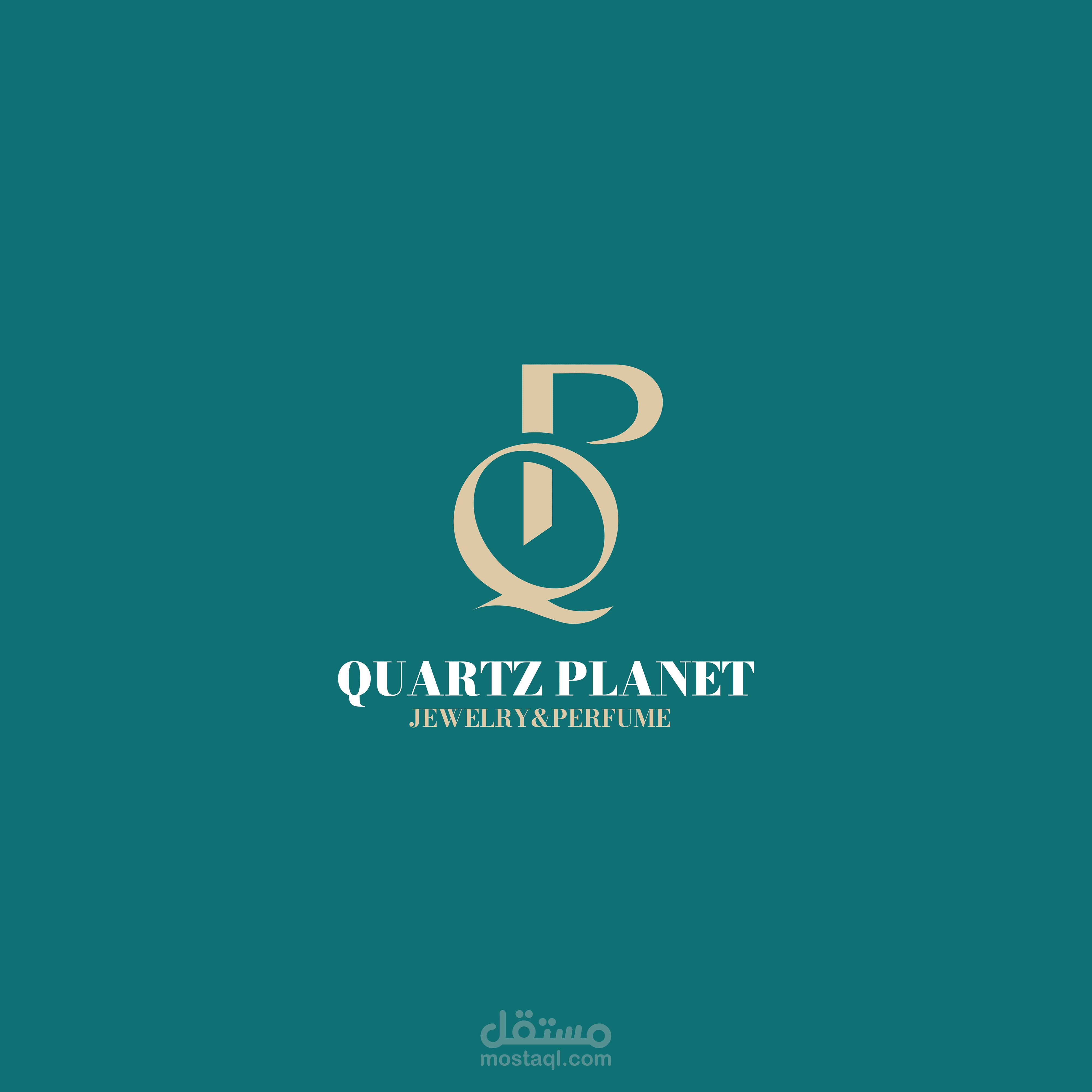 تصميم شعار لمتجر quartz planet للعطور والمجوهرات