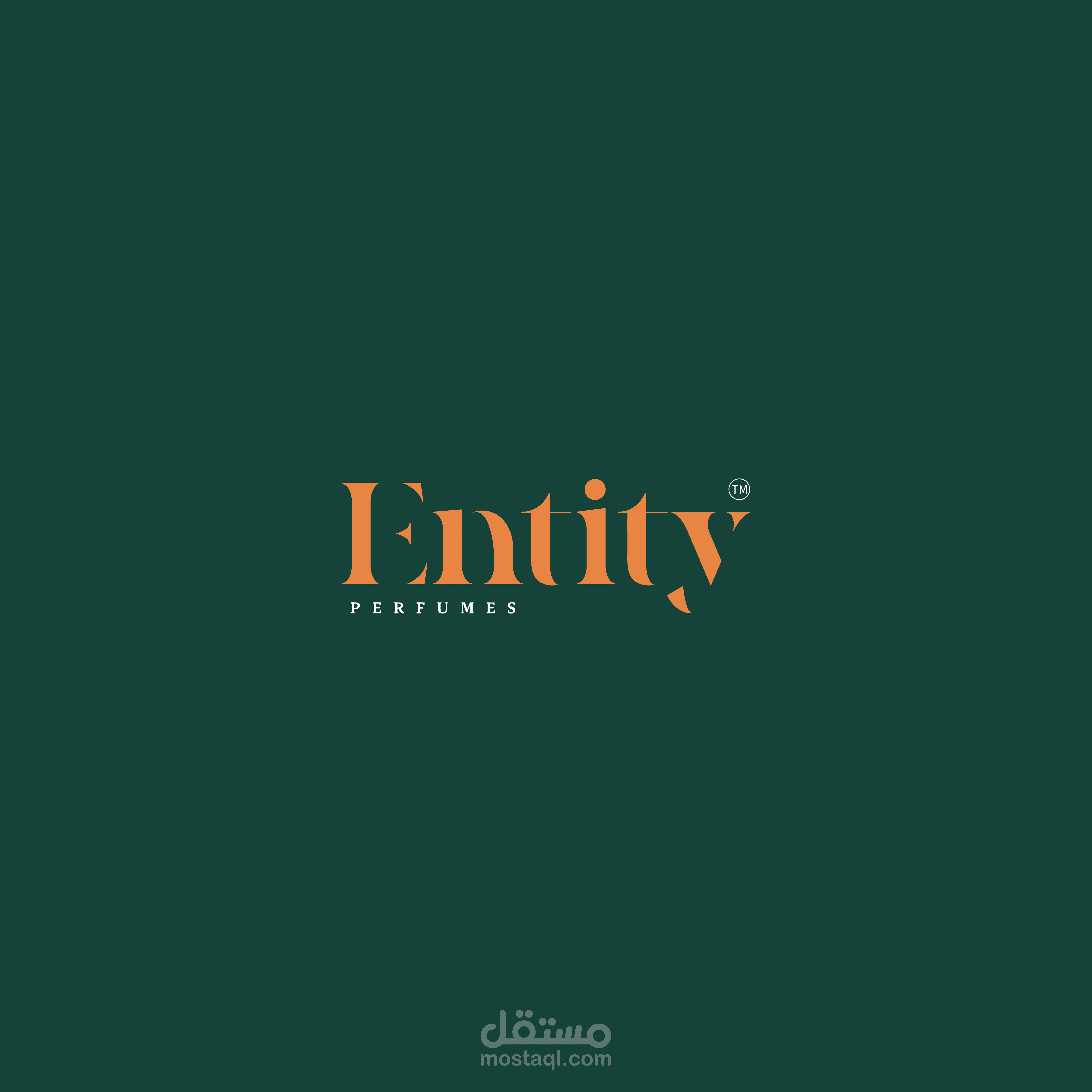 شعار لشركة Entity للعطور بقطر