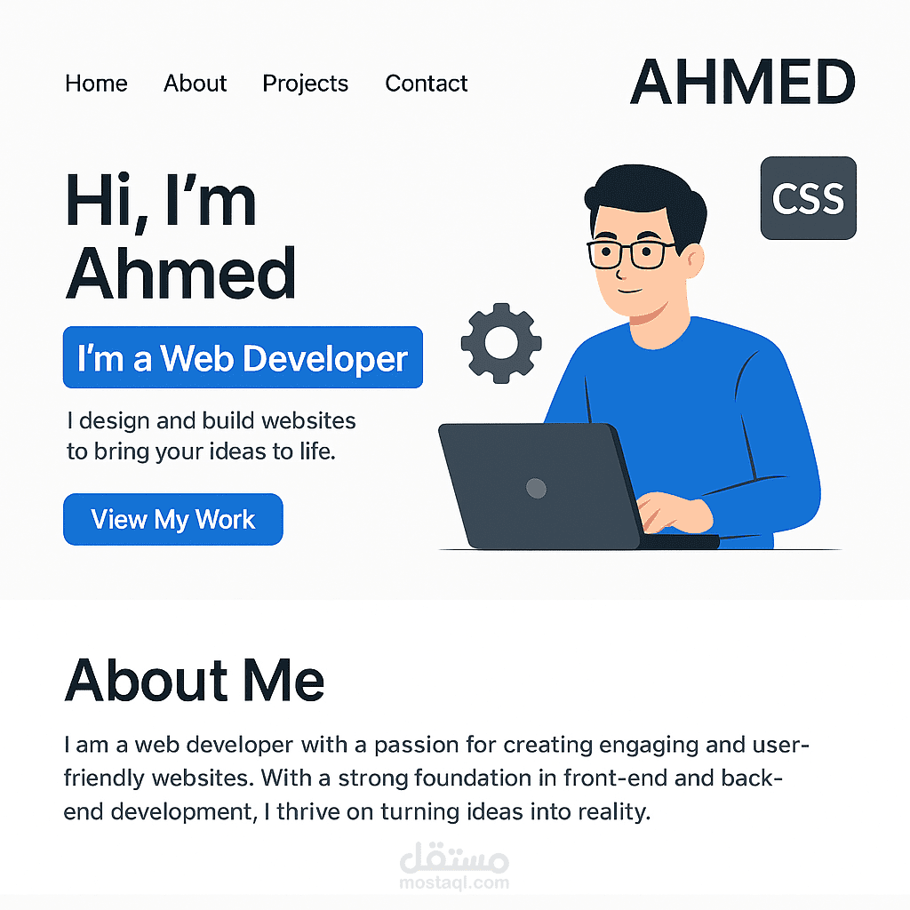 نموذج موقع شخصي(personal-example.pages.dev)
