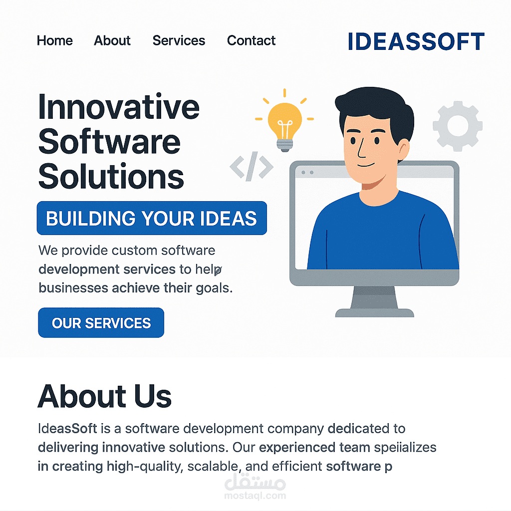 نموذج موقع شركة(company-example.pages.dev)