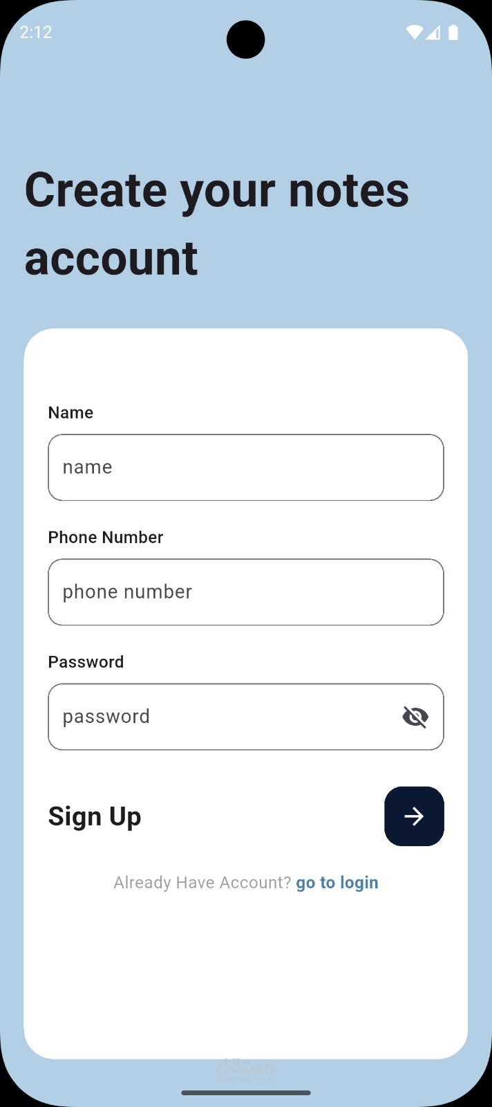 Login & Registration Pages