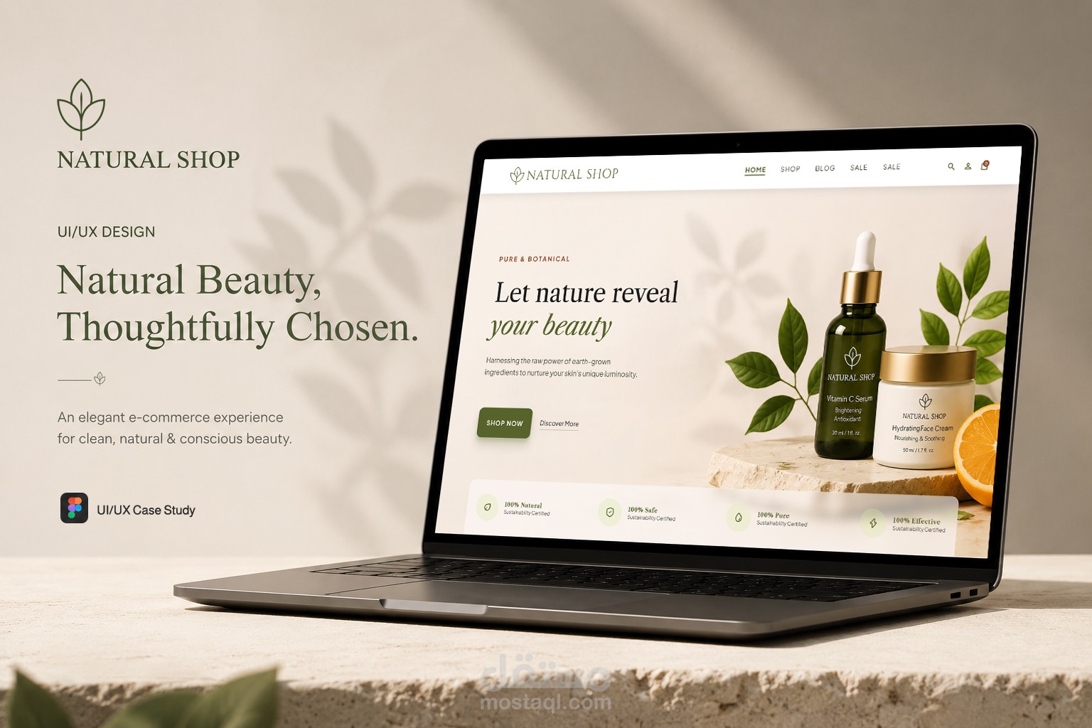 Natural Shop (E-commerce website)